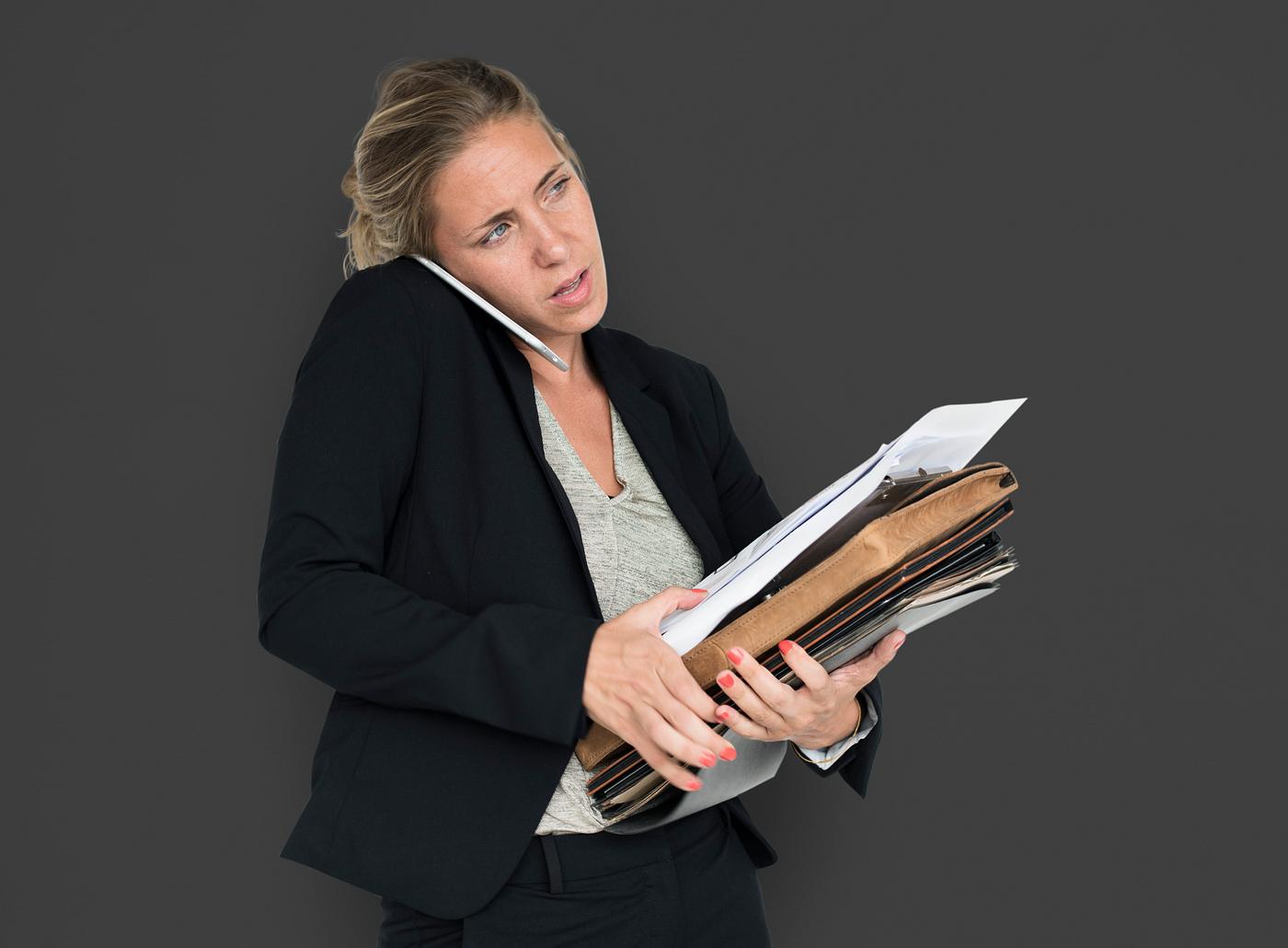 expression, studio, person, phone, busy, business folders, people, business, caucasian, girl, woman, formal attire, work,... expression, studio, person, phone, busy, business folders, people, business, caucasian, girl, woman, formal attire, work,...