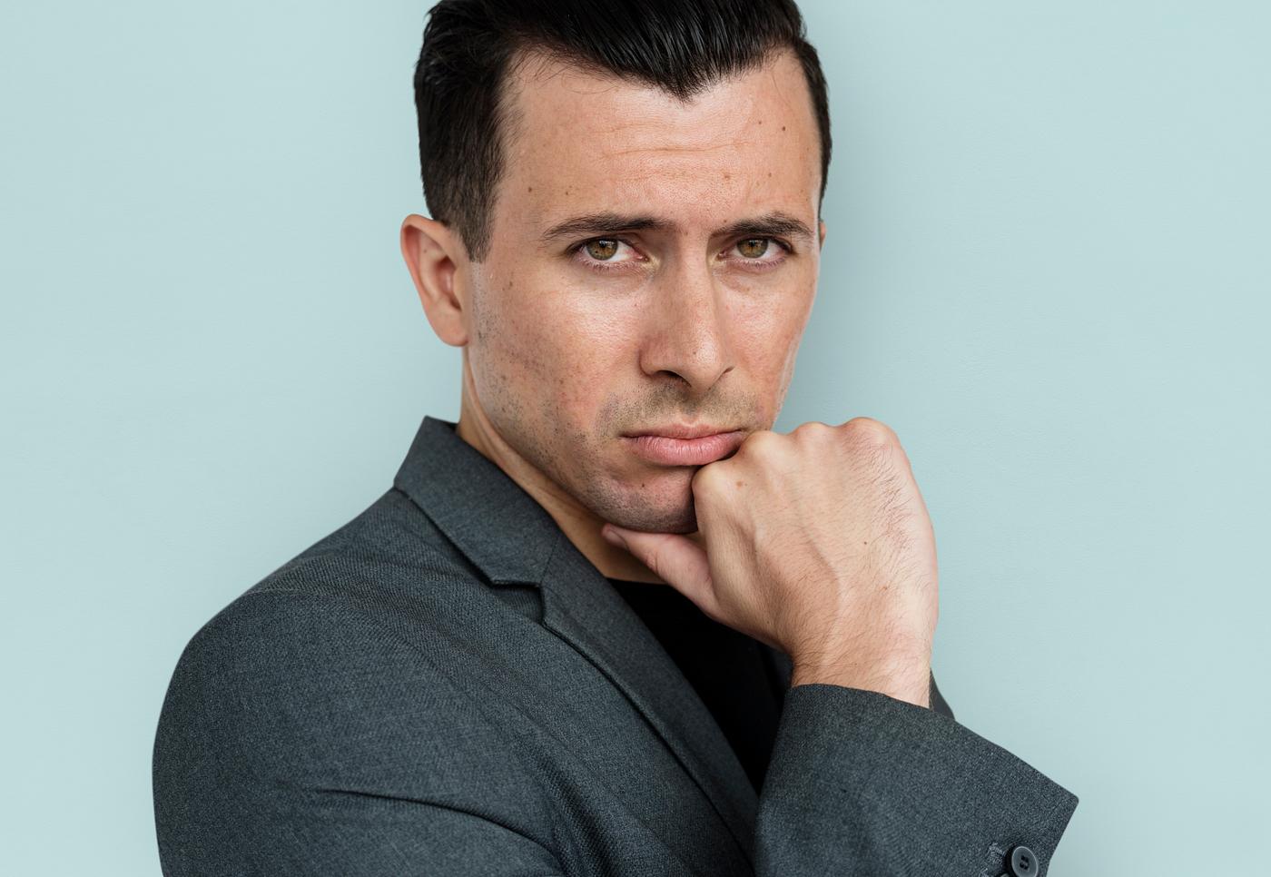 studio, intelligent, expression, face, pastel, person, people, business, modern, looking, businessman, concerned, attractive... studio, intelligent, expression, face, pastel, person, people, business, modern, looking, businessman, concerned, attractive...