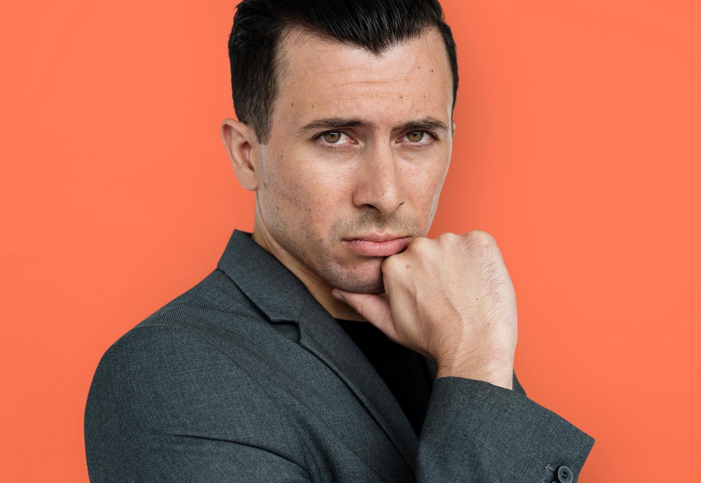 studio, intelligent, expression, face, person, vibrant, people, business, modern, looking, businessman, concerned,... studio, intelligent, expression, face, person, vibrant, people, business, modern, looking, businessman, concerned,...