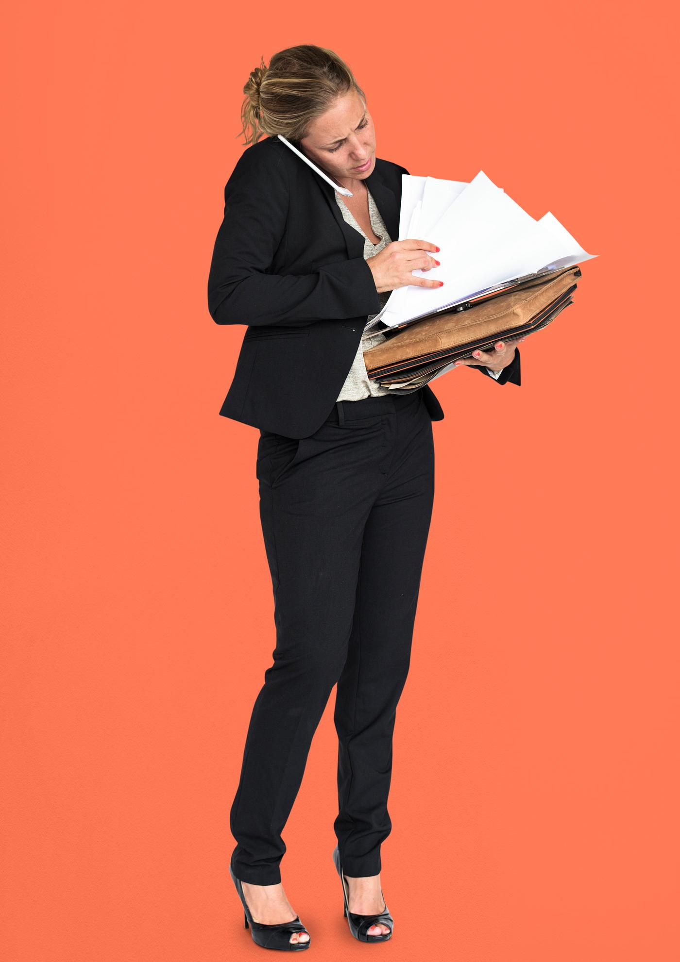 expression, studio, person, phone, busy, business folders, people, business, caucasian, girl, woman, formal attire, work,... expression, studio, person, phone, busy, business folders, people, business, caucasian, girl, woman, formal attire, work,...