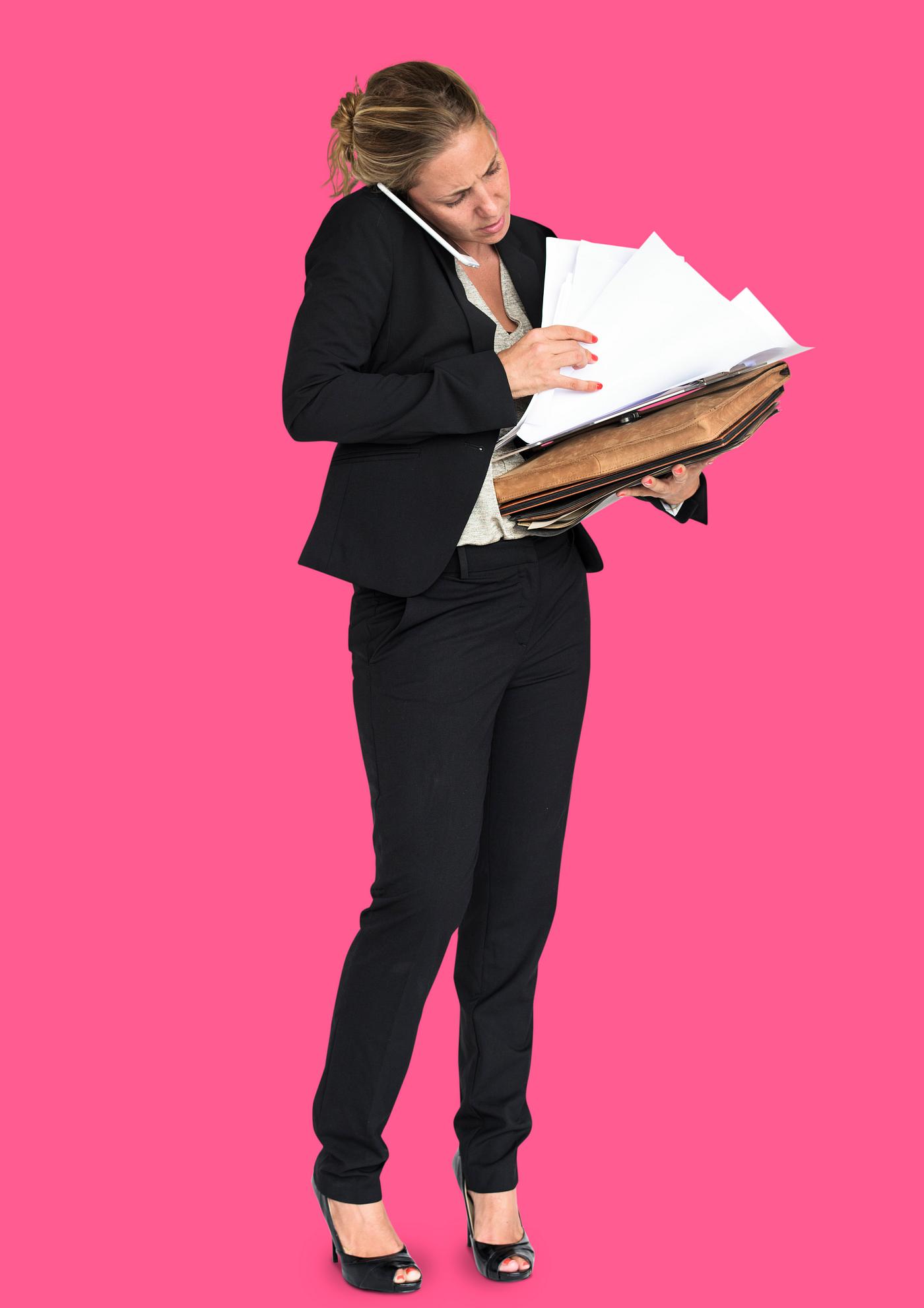 expression, studio, person, phone, busy, business folders, people, business, caucasian, girl, woman, formal attire, work,... expression, studio, person, phone, busy, business folders, people, business, caucasian, girl, woman, formal attire, work,...