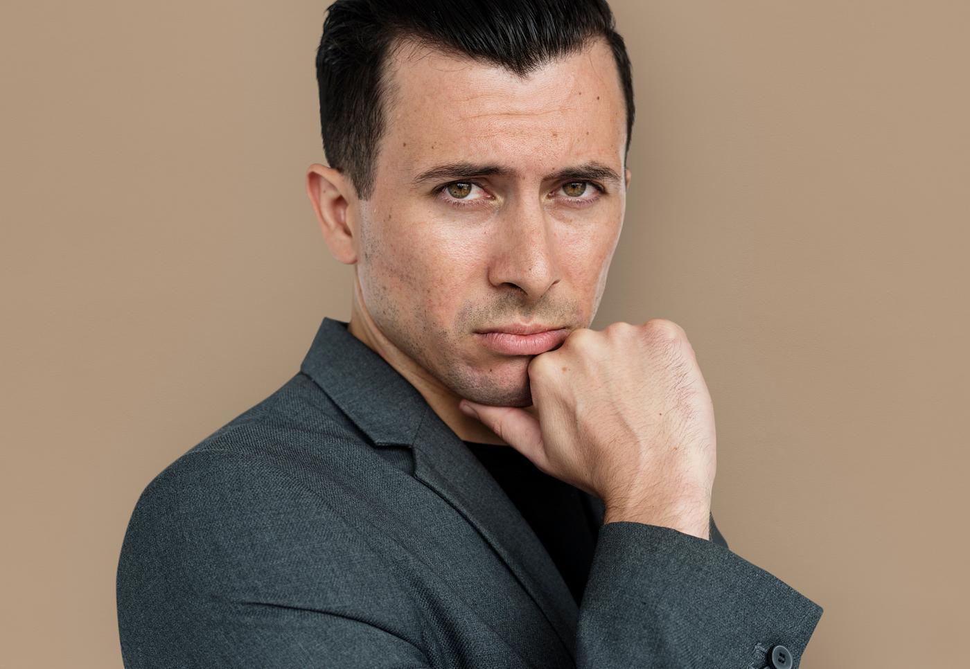 studio, intelligent, expression, face, pastel, person, people, business, modern, looking, businessman, concerned, attractive... studio, intelligent, expression, face, pastel, person, people, business, modern, looking, businessman, concerned, attractive...