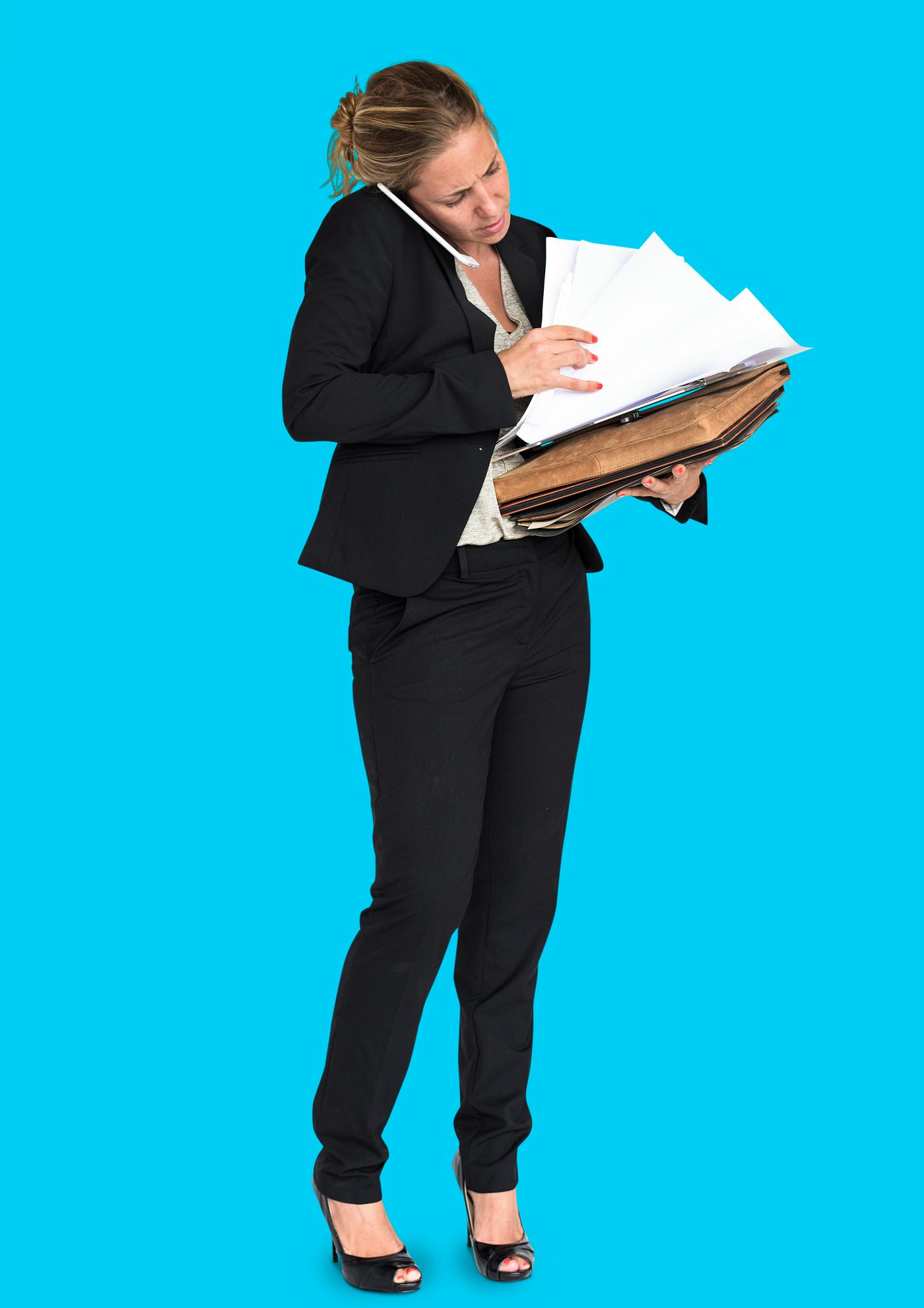 expression, studio, person, phone, busy, business folders, people, business, caucasian, girl, woman, formal attire, work,... expression, studio, person, phone, busy, business folders, people, business, caucasian, girl, woman, formal attire, work,...