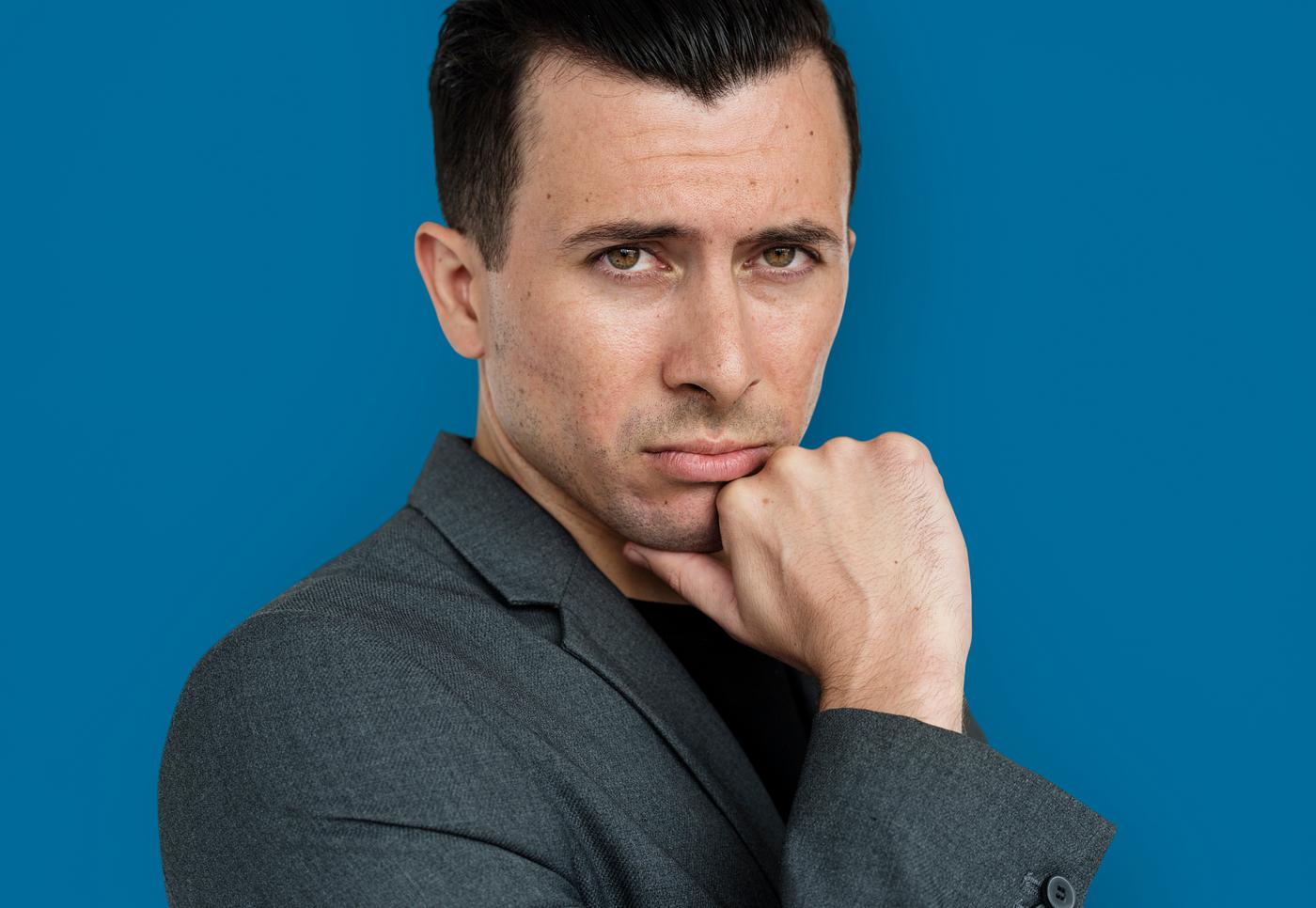 studio, intelligent, expression, face, person, vibrant, people, business, modern, looking, businessman, concerned,... studio, intelligent, expression, face, person, vibrant, people, business, modern, looking, businessman, concerned,...
