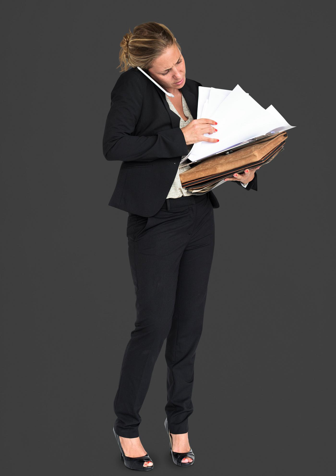 expression, studio, person, phone, busy, business folders, people, business, caucasian, girl, woman, formal attire, work,... expression, studio, person, phone, busy, business folders, people, business, caucasian, girl, woman, formal attire, work,...