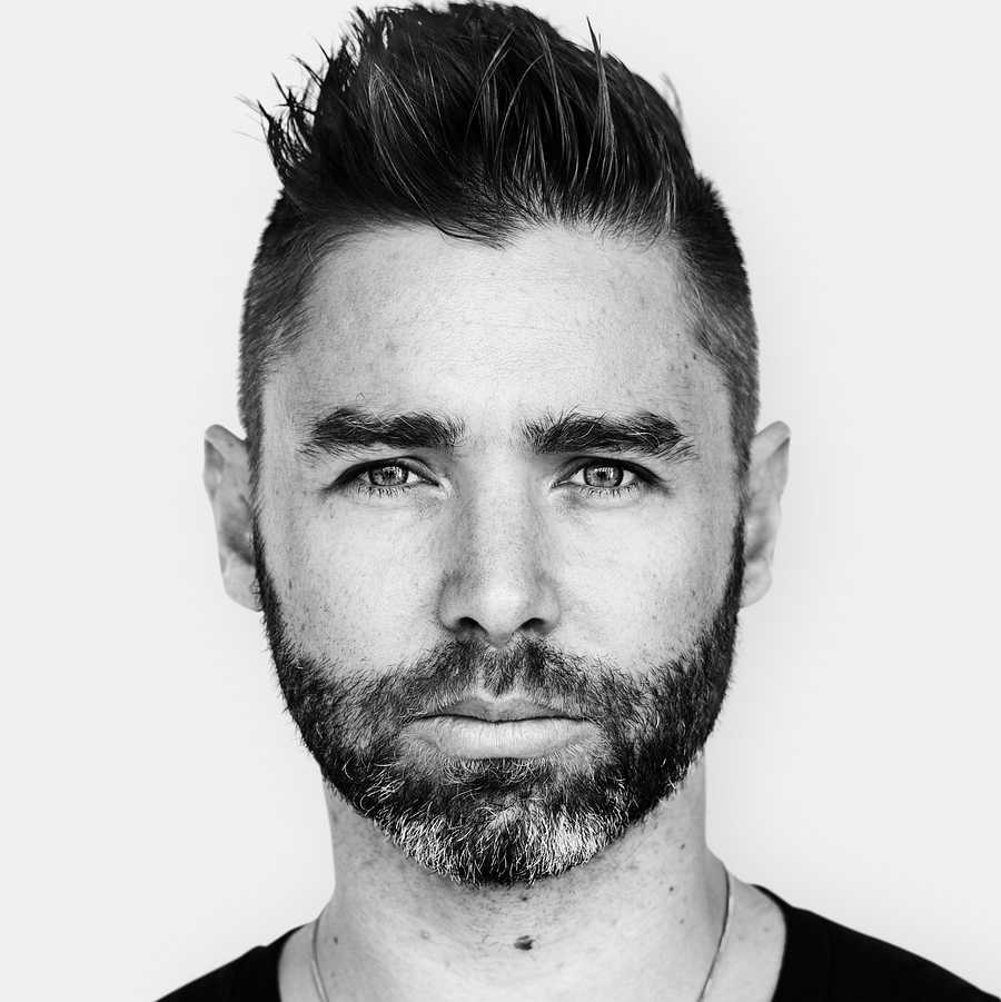 Portrait of a British man Portrait of a British man - beard, black and white, britain, casual, emotion, england, expression, gesture, grayscale, guy…