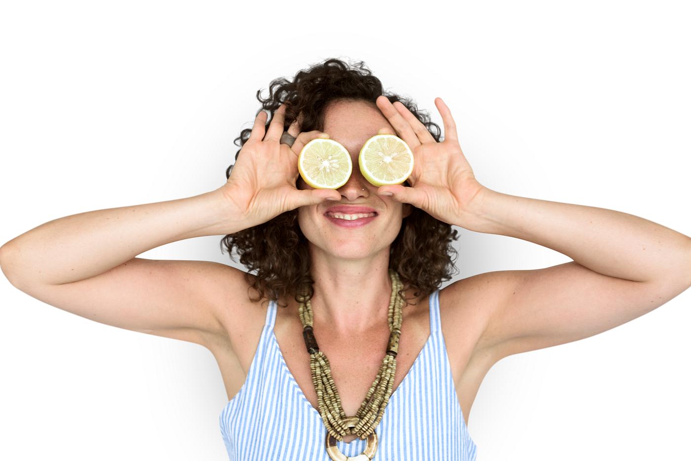 studio, expression, person, people, eyes, cover, woman, cheerful, smiling, isolated, fruit, white, human hand, happiness,... studio, expression, person, people, eyes, cover, woman, cheerful, smiling, isolated, fruit, white, human hand, happiness,...