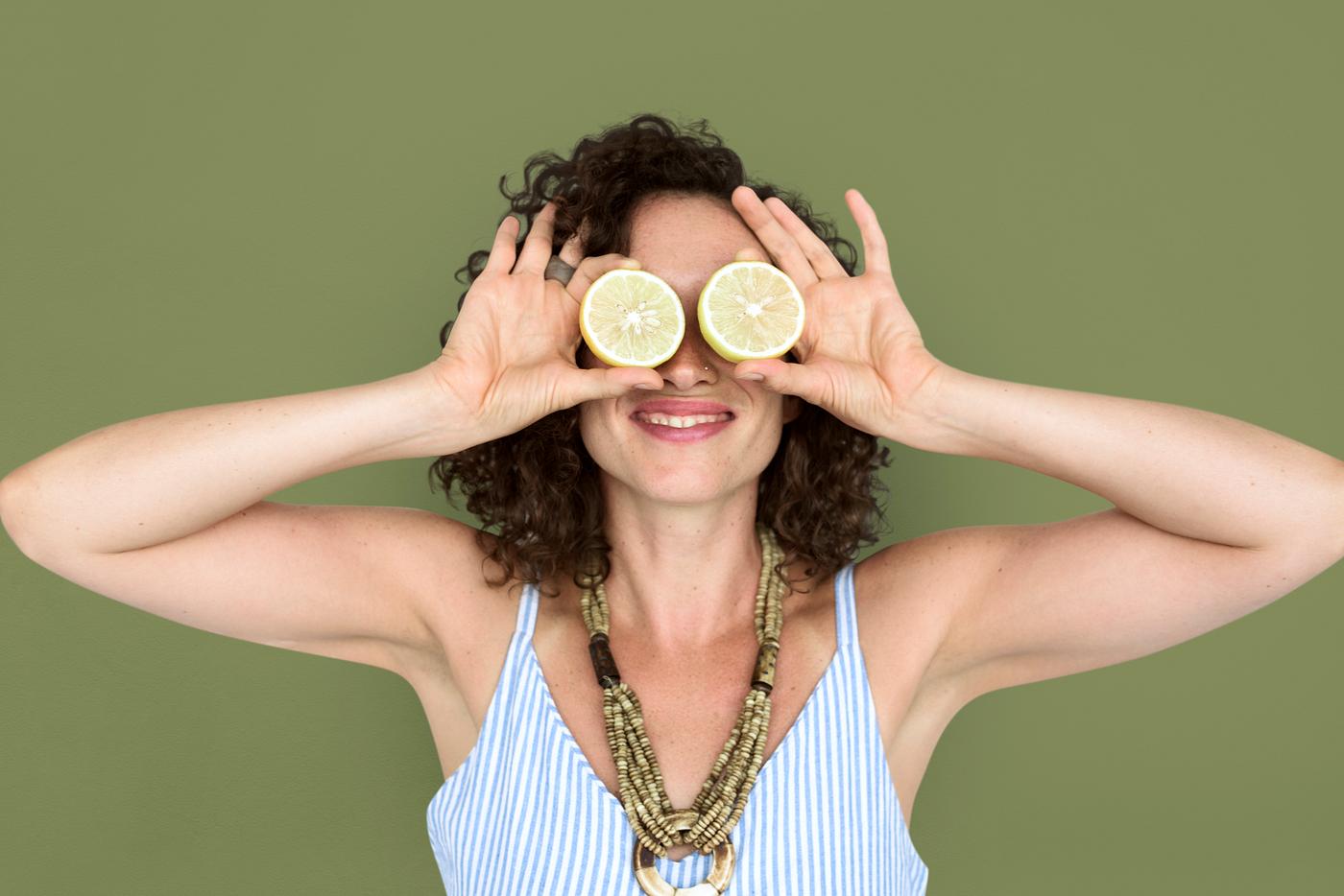studio, expression, person, people, eyes, cover, woman, cheerful, smiling, isolated, fruit, human hand, happiness, portrait... studio, expression, person, people, eyes, cover, woman, cheerful, smiling, isolated, fruit, human hand, happiness, portrait...