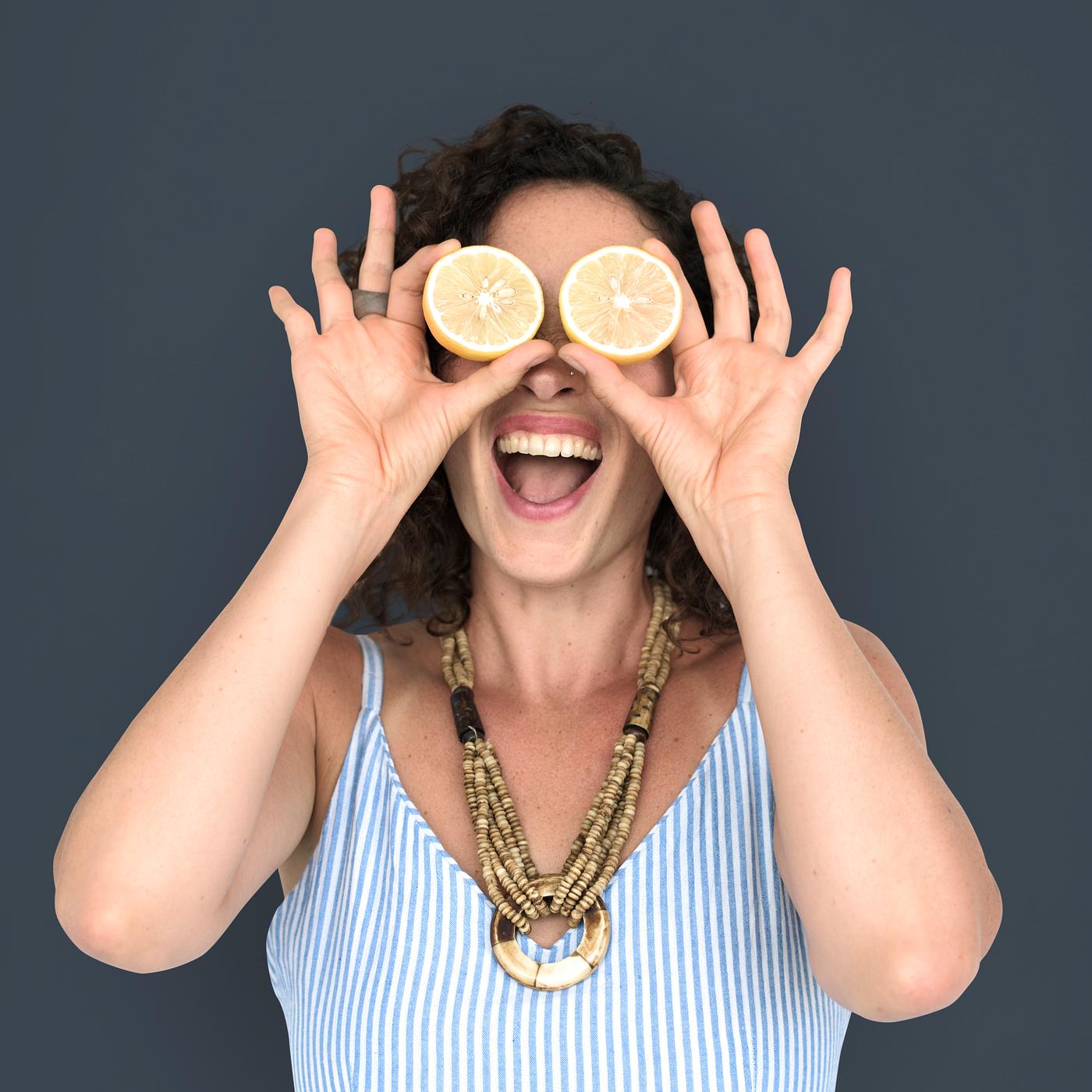 studio, expression, person, people, eyes, cover, woman, cheerful, smiling, isolated, fruit, human hand, happiness, portrait... studio, expression, person, people, eyes, cover, woman, cheerful, smiling, isolated, fruit, human hand, happiness, portrait...