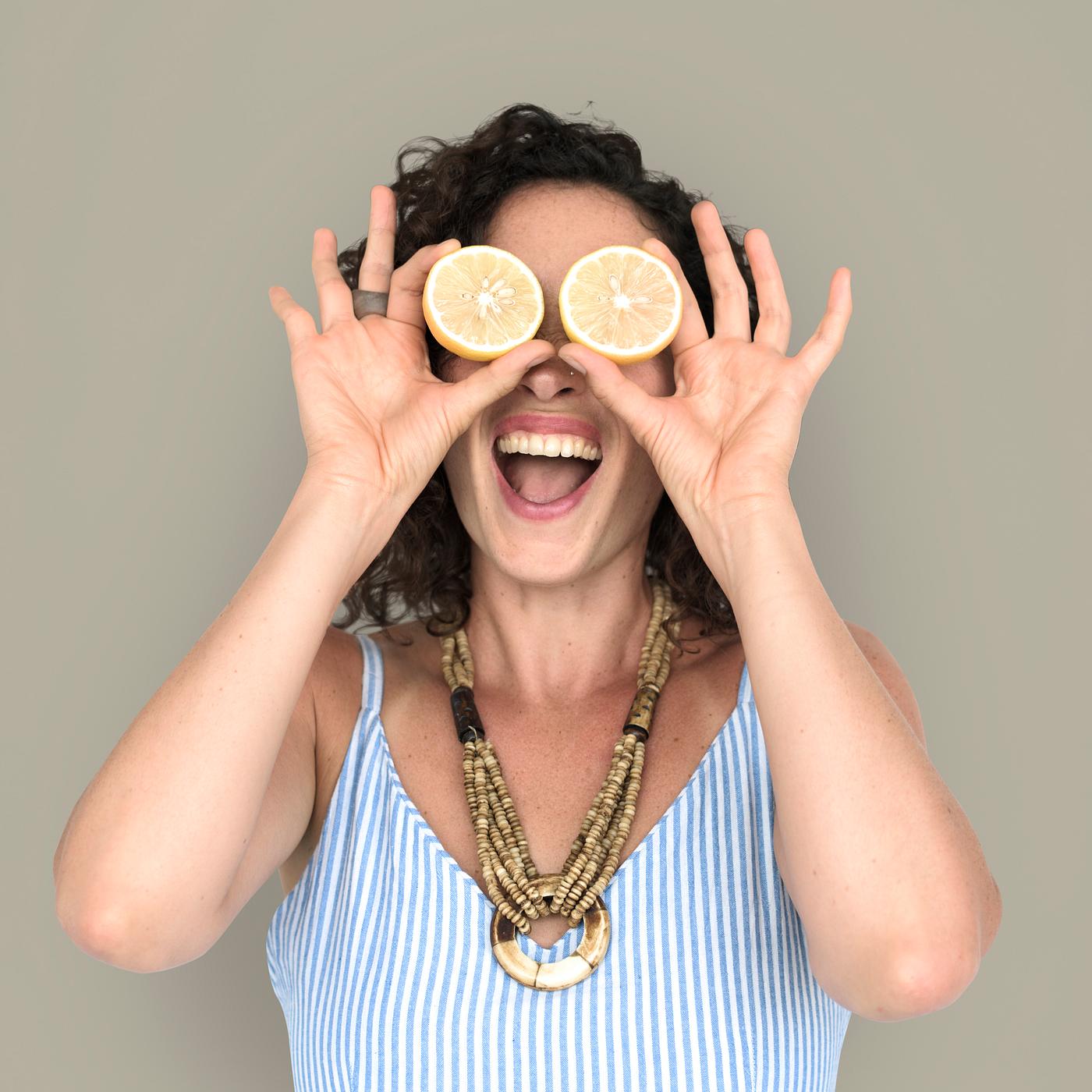 studio, expression, person, people, eyes, cover, woman, cheerful, smiling, isolated, fruit, human hand, happiness, portrait... studio, expression, person, people, eyes, cover, woman, cheerful, smiling, isolated, fruit, human hand, happiness, portrait...