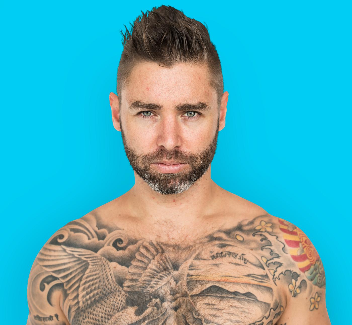adult, background, bare chest, beard, caucasian, chest, design, emotion, expression, facial, fit, isolated, male, man, mood... adult, background, bare chest, beard, caucasian, chest, design, emotion, expression, facial, fit, isolated, male, man, mood...