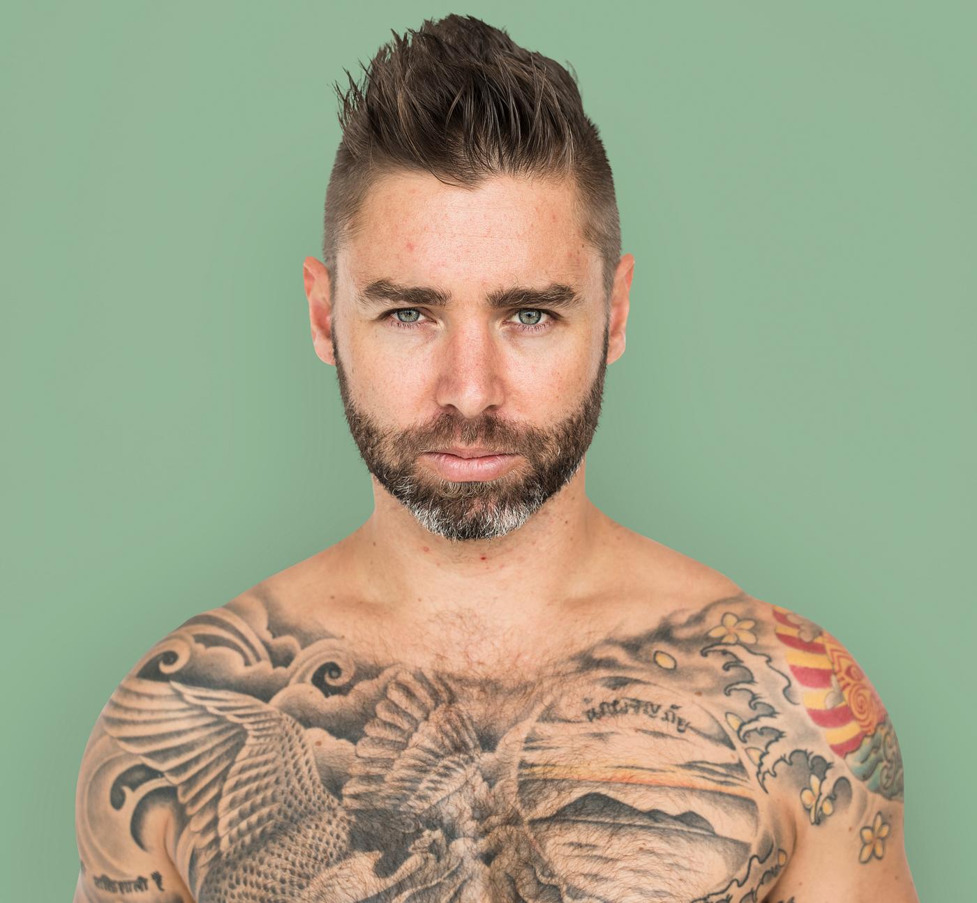 adult, background, bare chest, beard, caucasian, chest, design, emotion, expression, facial, fit, isolated, male, man, mood... adult, background, bare chest, beard, caucasian, chest, design, emotion, expression, facial, fit, isolated, male, man, mood...