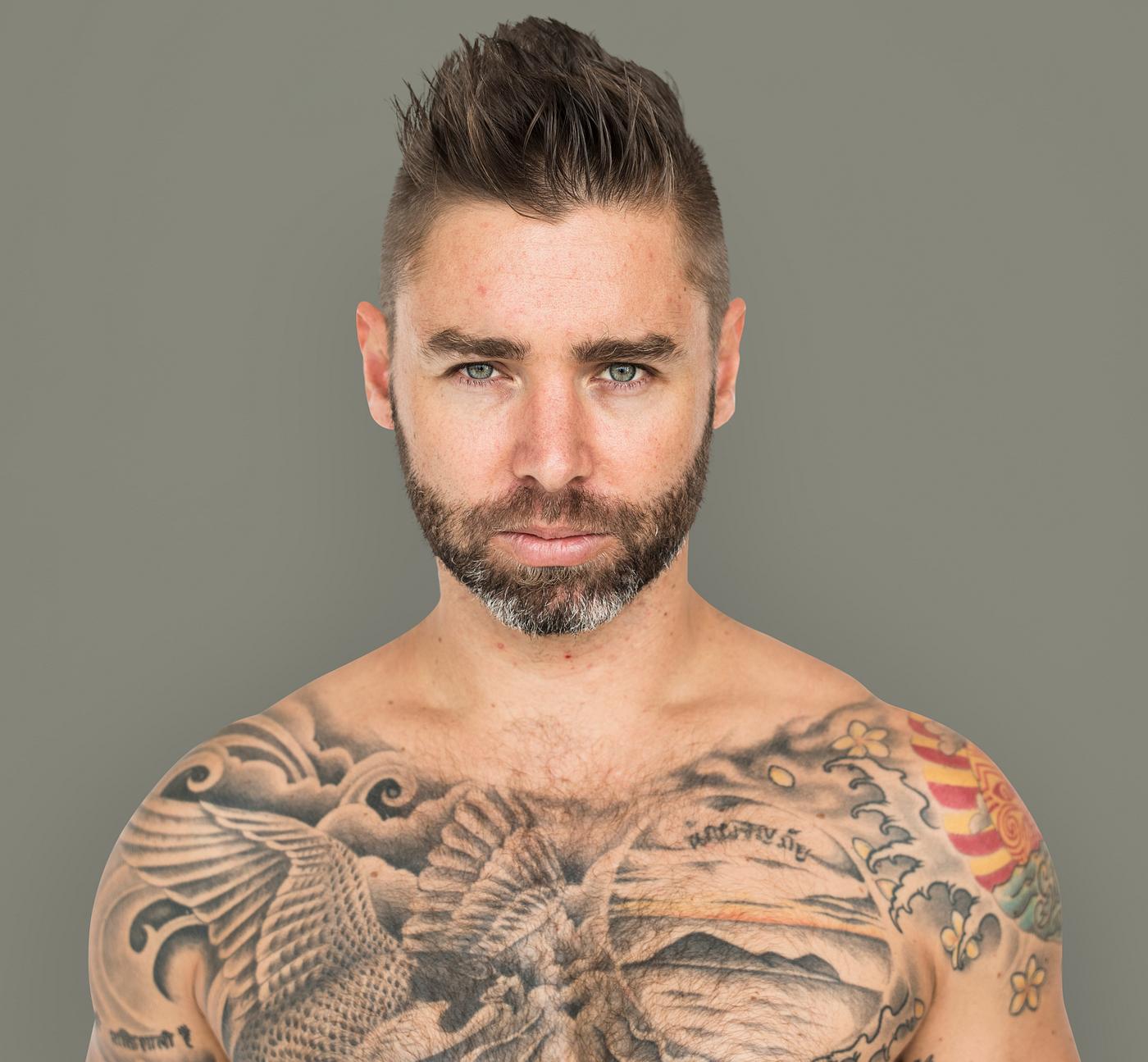 adult, background, bare chest, beard, caucasian, chest, design, emotion, expression, facial, fit, isolated, male, man, mood... adult, background, bare chest, beard, caucasian, chest, design, emotion, expression, facial, fit, isolated, male, man, mood...