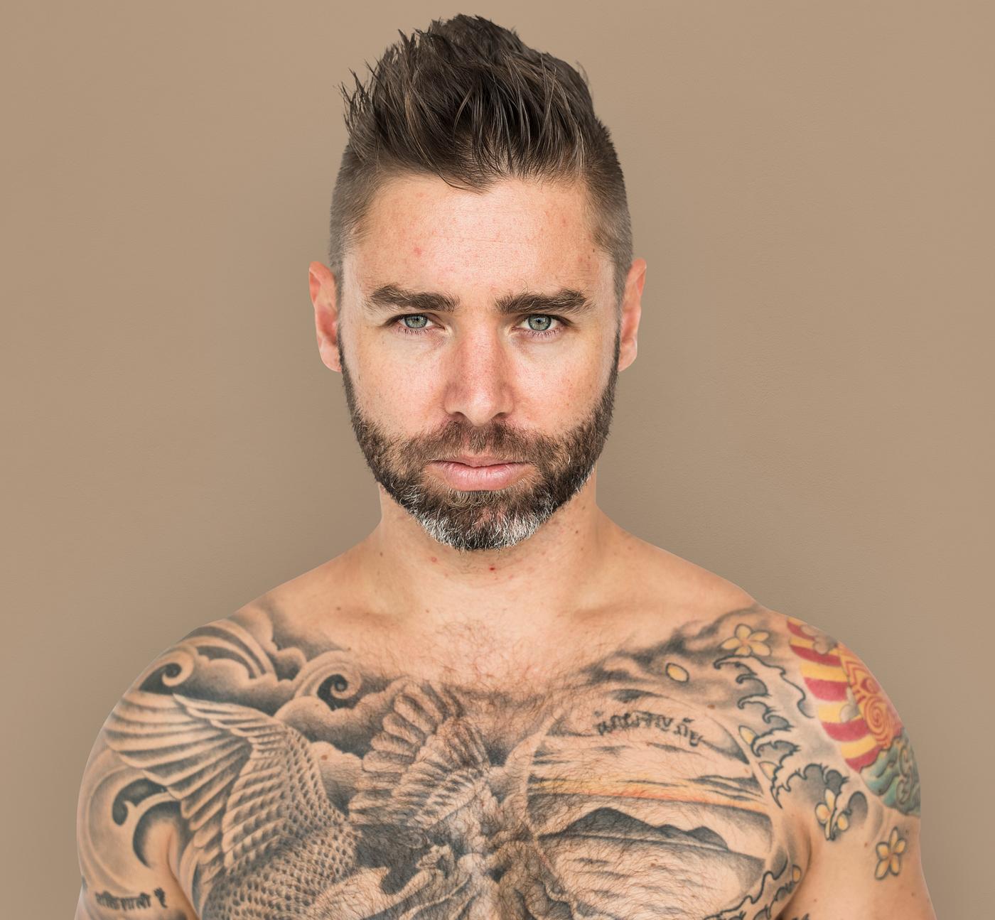 adult, background, bare chest, beard, caucasian, chest, design, emotion, expression, facial, fit, isolated, male, man, mood... adult, background, bare chest, beard, caucasian, chest, design, emotion, expression, facial, fit, isolated, male, man, mood...
