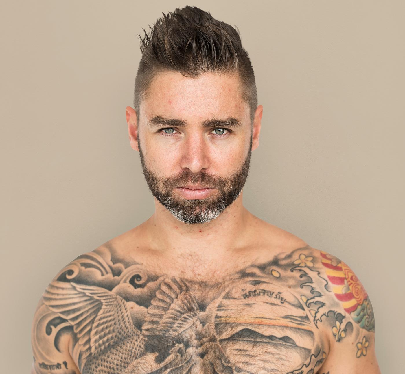 adult, background, bare chest, beard, caucasian, chest, design, emotion, expression, facial, fit, isolated, male, man, mood... adult, background, bare chest, beard, caucasian, chest, design, emotion, expression, facial, fit, isolated, male, man, mood...