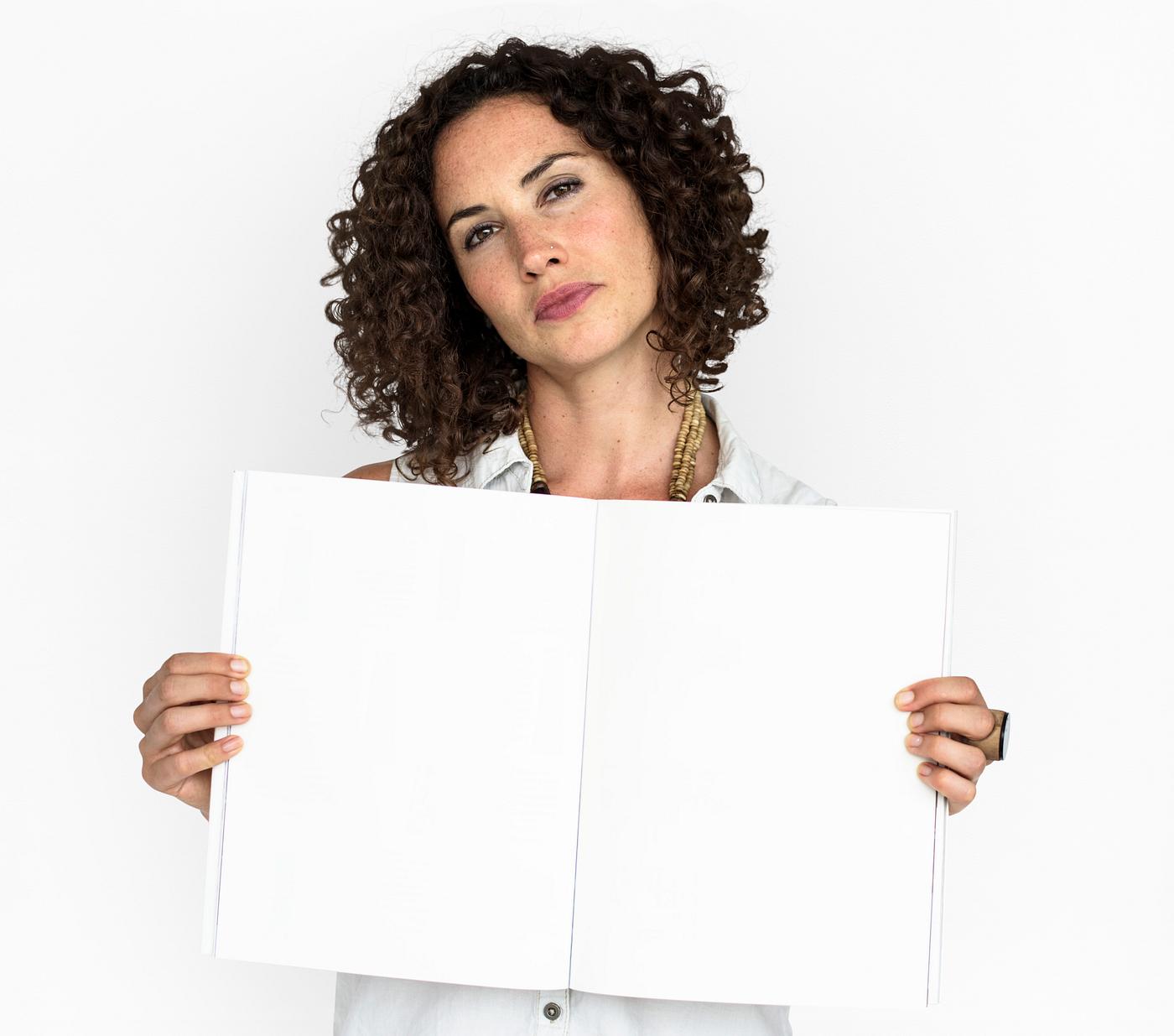 expression, studio, person, open notebook, isolated on white, object, people, positivity, caucasian, girl, solo, woman,... expression, studio, person, open notebook, isolated on white, object, people, positivity, caucasian, girl, solo, woman,...