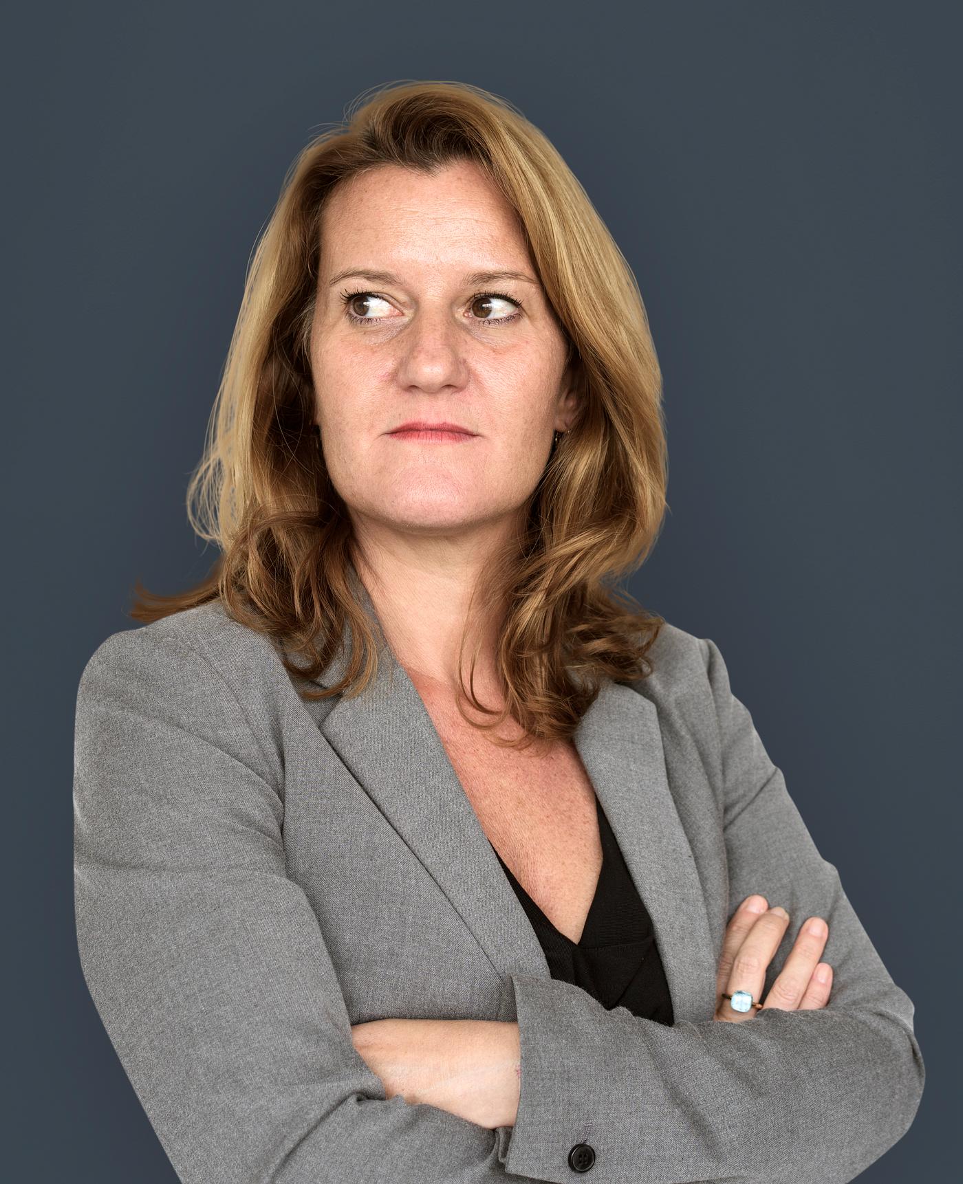 studio, person, bored, people, business, wavy, solo, cold, upset, woman, serious, unhappy, isolated, half-body, crossed-arm... studio, person, bored, people, business, wavy, solo, cold, upset, woman, serious, unhappy, isolated, half-body, crossed-arm...