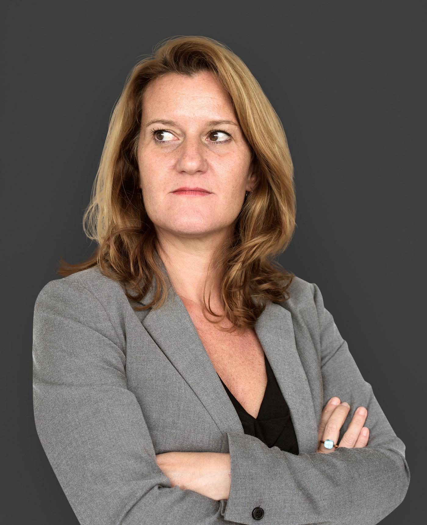 studio, person, bored, people, business, wavy, solo, cold, upset, woman, serious, unhappy, isolated, half-body, crossed-arm... studio, person, bored, people, business, wavy, solo, cold, upset, woman, serious, unhappy, isolated, half-body, crossed-arm...