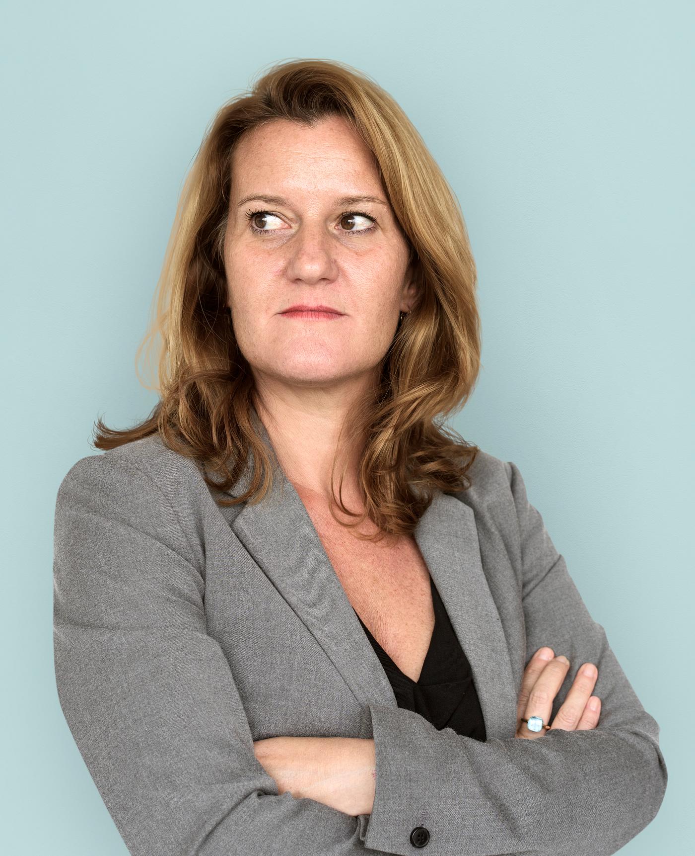 studio, person, bored, people, business, wavy, solo, cold, upset, woman, serious, unhappy, isolated, half-body, crossed-arm... studio, person, bored, people, business, wavy, solo, cold, upset, woman, serious, unhappy, isolated, half-body, crossed-arm...