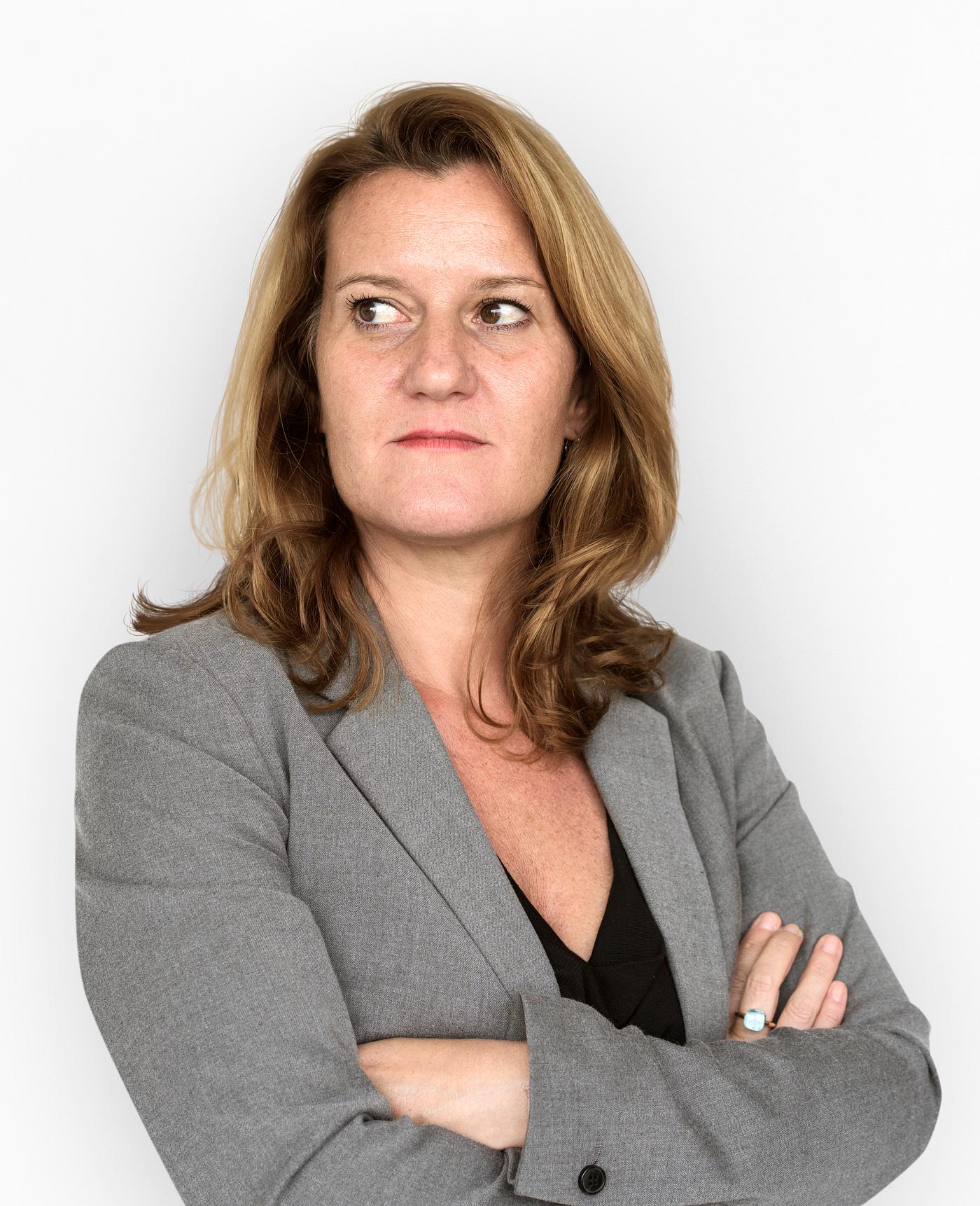studio, person, bored, people, business, wavy, solo, cold, upset, woman, serious, unhappy, isolated, half-body, crossed-arm... studio, person, bored, people, business, wavy, solo, cold, upset, woman, serious, unhappy, isolated, half-body, crossed-arm...