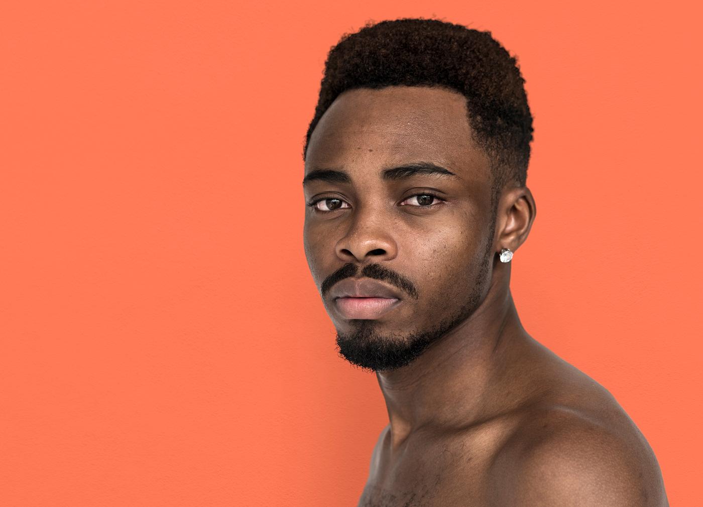 expression, studio, face, pierced ears, person, piercing, people, face expression, men, man, isolated, male, stress, adult,... expression, studio, face, pierced ears, person, piercing, people, face expression, men, man, isolated, male, stress, adult,...