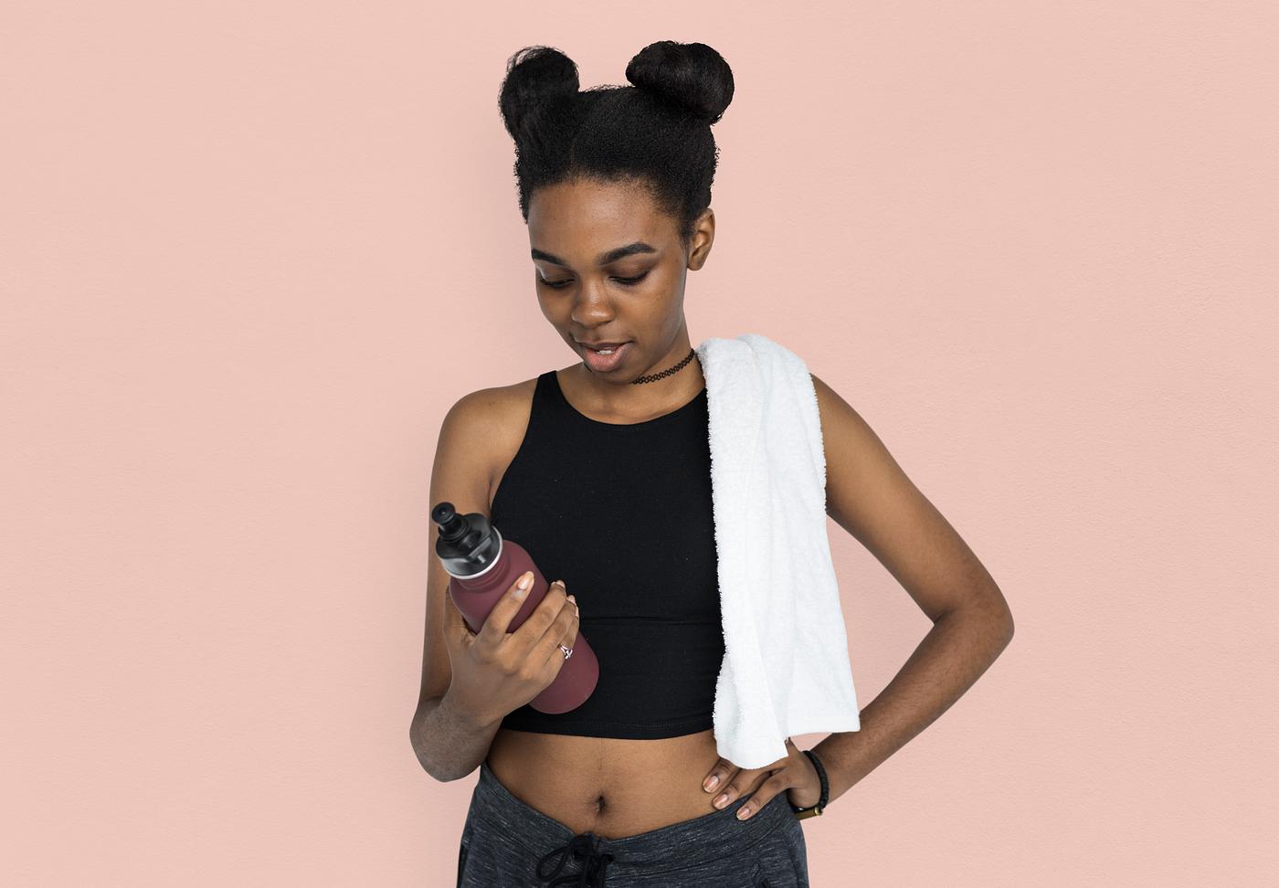 fitness, active, activity, african american, african descent, bottle, bun, candid, curious, ethnicity, exercise, female, fit... fitness, active, activity, african american, african descent, bottle, bun, candid, curious, ethnicity, exercise, female, fit...