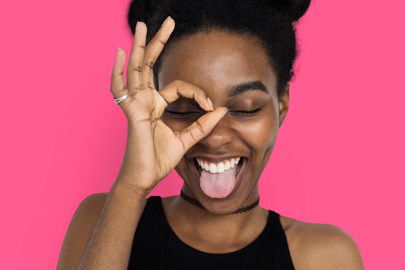 studio, model, person, people, race, style, solo, woman, lifestyle, casual, pink, ok, feminism, isolated, african descent,... studio, model, person, people, race, style, solo, woman, lifestyle, casual, pink, ok, feminism, isolated, african descent,...