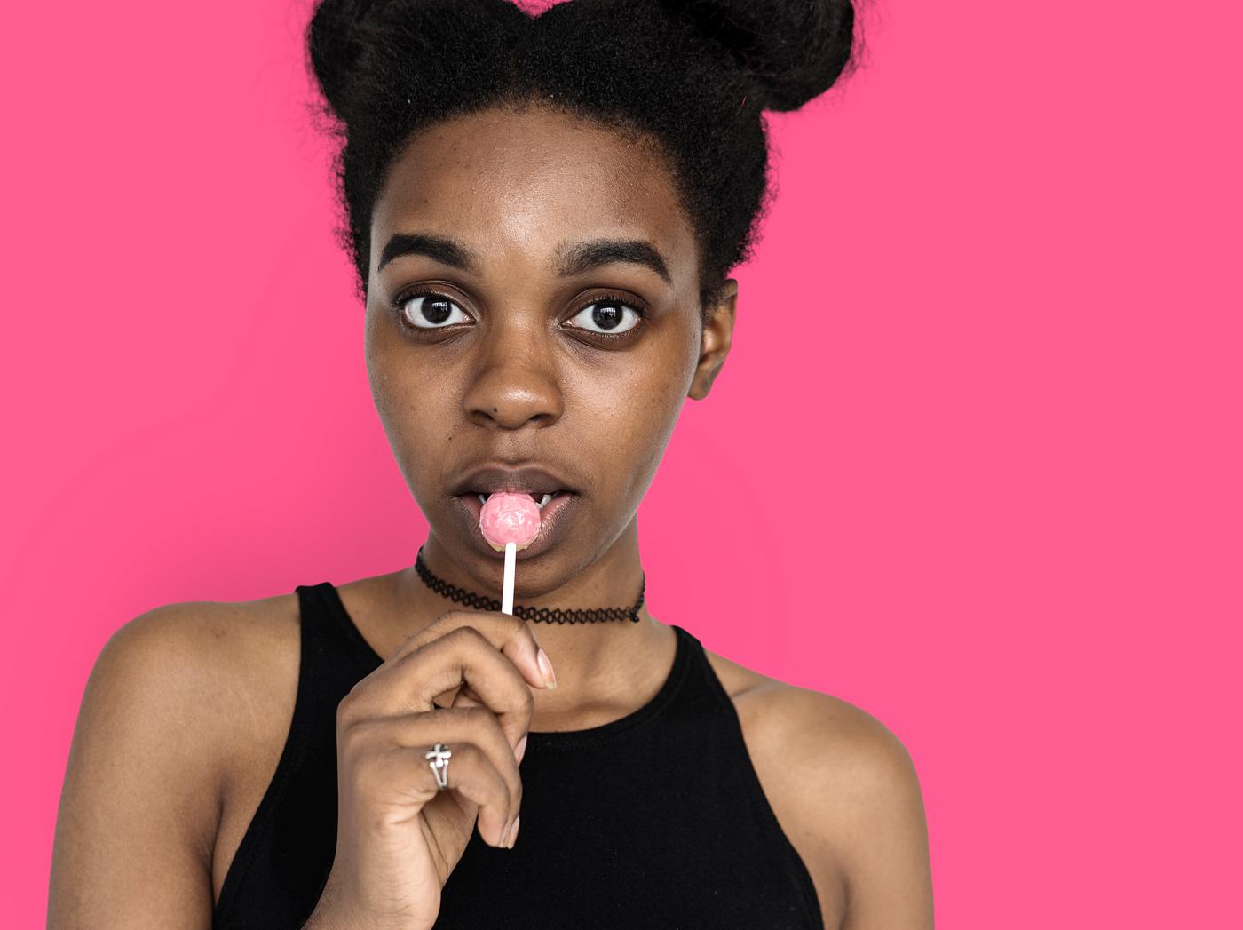 studio, model, person, people, race, style, solo, candy, woman, lifestyle, casual, chupa chups, pink, feminism, isolated,... studio, model, person, people, race, style, solo, candy, woman, lifestyle, casual, chupa chups, pink, feminism, isolated,...