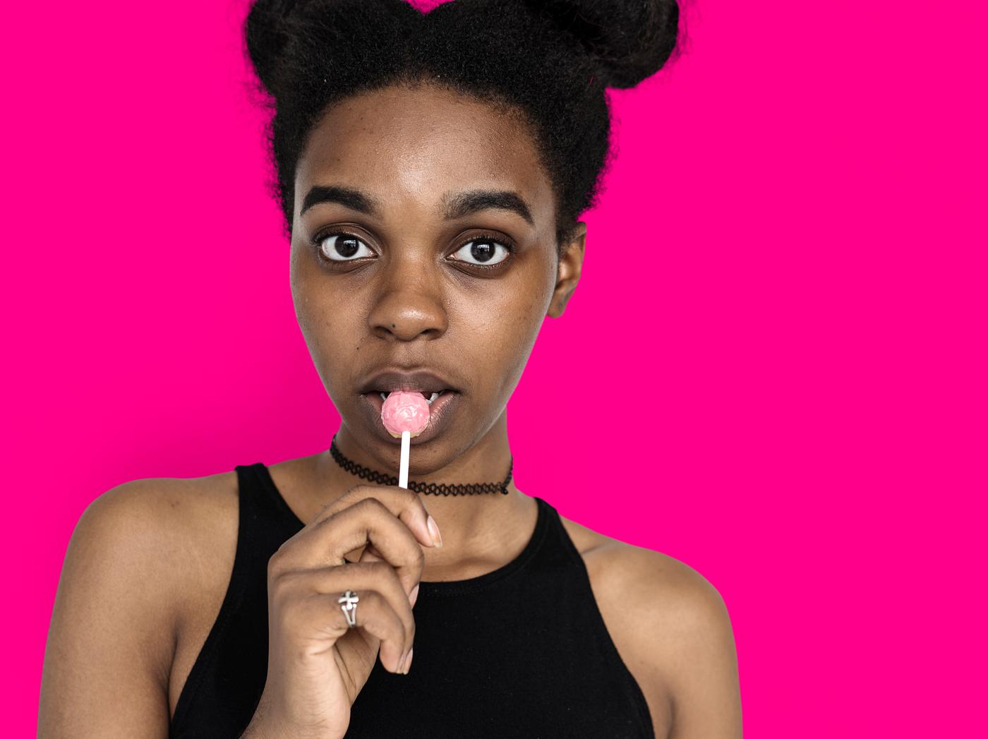 studio, model, person, people, race, style, solo, candy, woman, lifestyle, casual, chupa chups, feminism, isolated, african... studio, model, person, people, race, style, solo, candy, woman, lifestyle, casual, chupa chups, feminism, isolated, african...