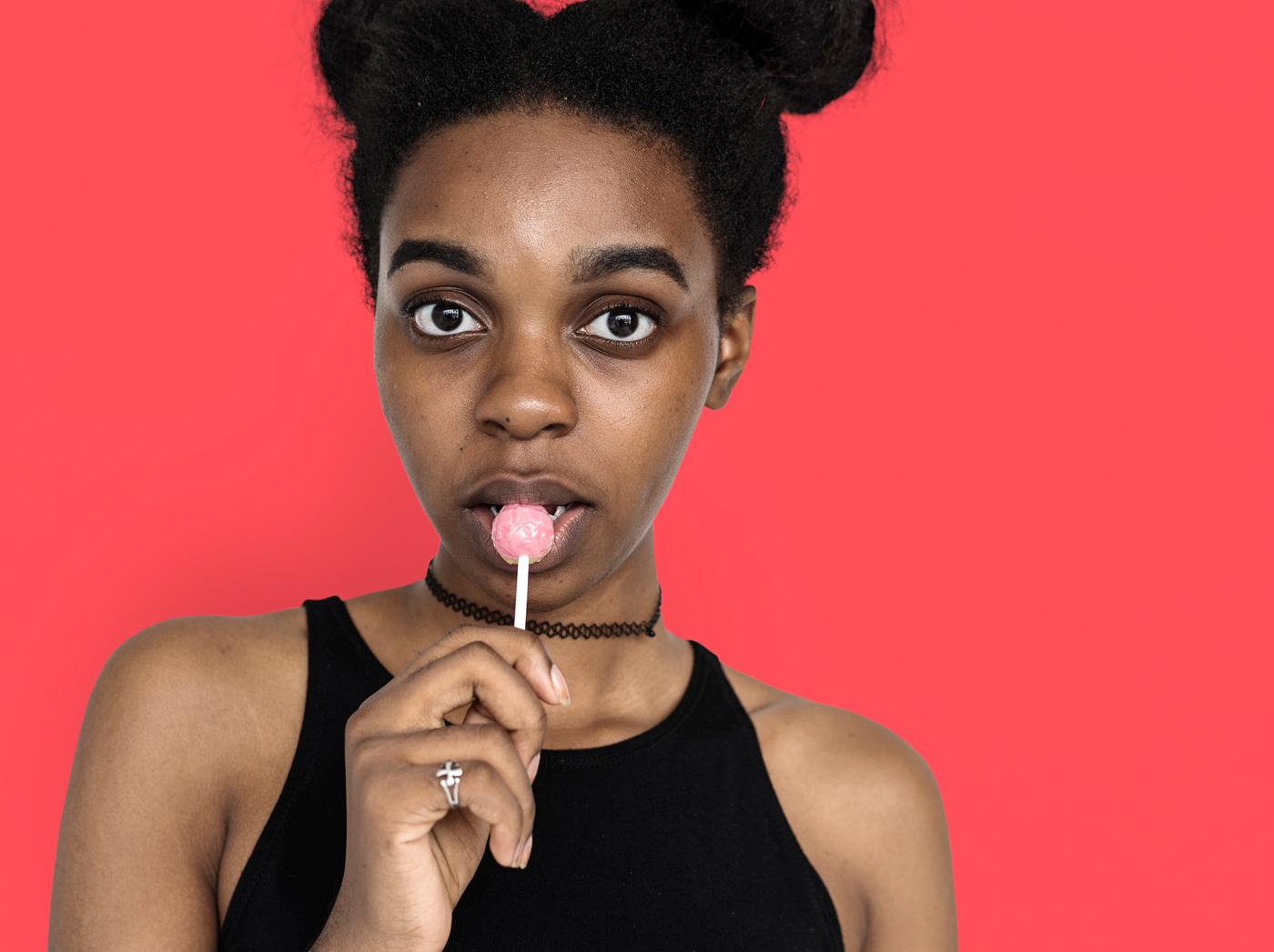 studio, model, person, people, race, style, solo, candy, woman, lifestyle, casual, chupa chups, feminism, isolated, african... studio, model, person, people, race, style, solo, candy, woman, lifestyle, casual, chupa chups, feminism, isolated, african...
