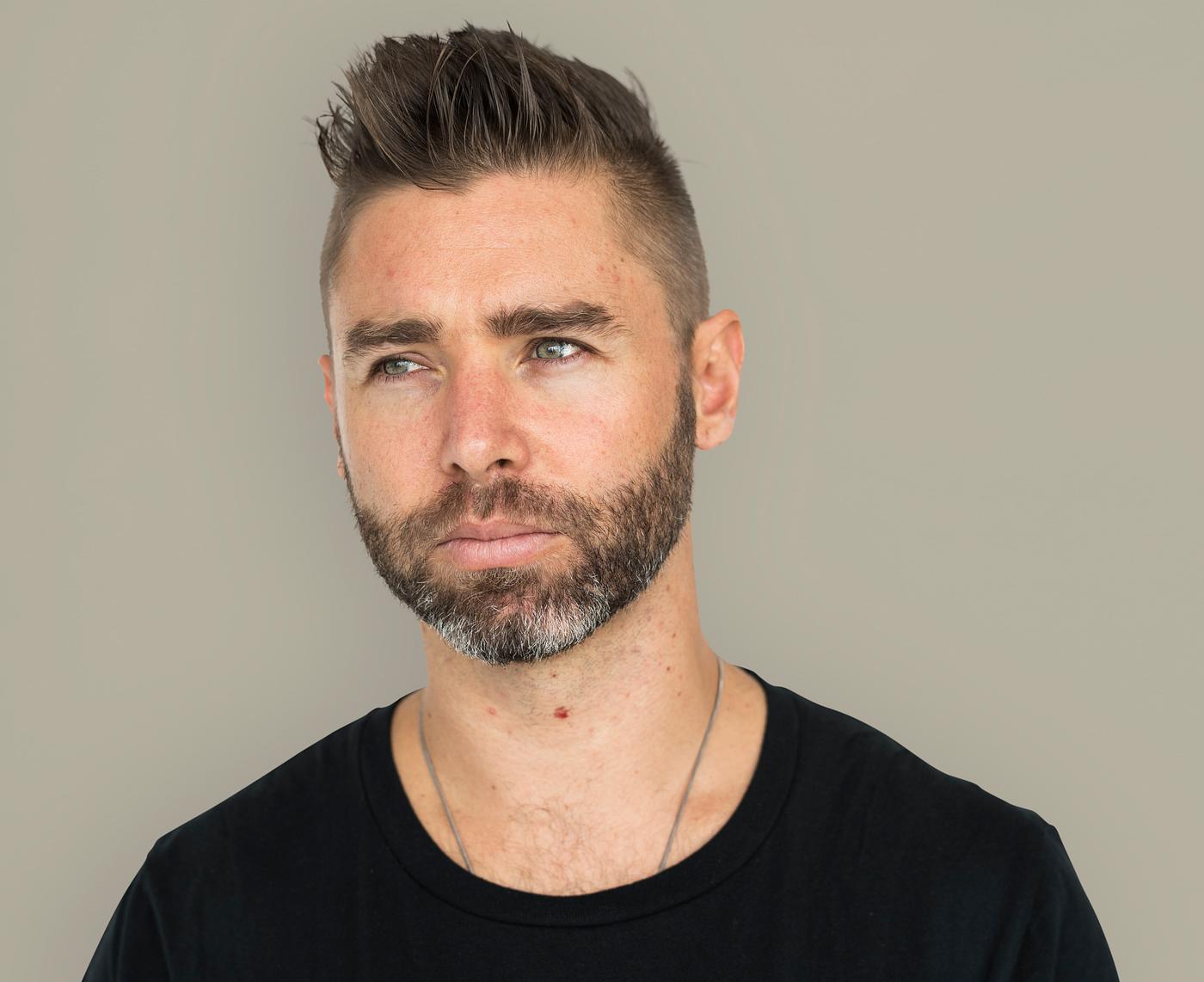 adult, alone, beard, black top, candid, caucasian, confidence, copy space, curious, expression, face, face expression, guy,... adult, alone, beard, black top, candid, caucasian, confidence, copy space, curious, expression, face, face expression, guy,...
