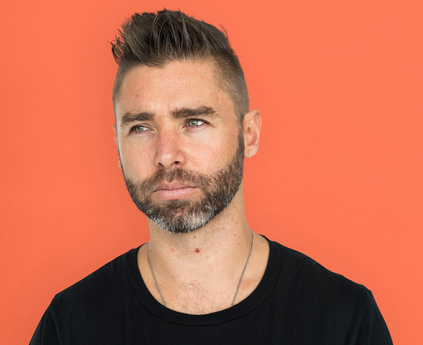 adult, alone, beard, black top, candid, caucasian, confidence, copy space, curious, expression, face, face expression, guy,... adult, alone, beard, black top, candid, caucasian, confidence, copy space, curious, expression, face, face expression, guy,...