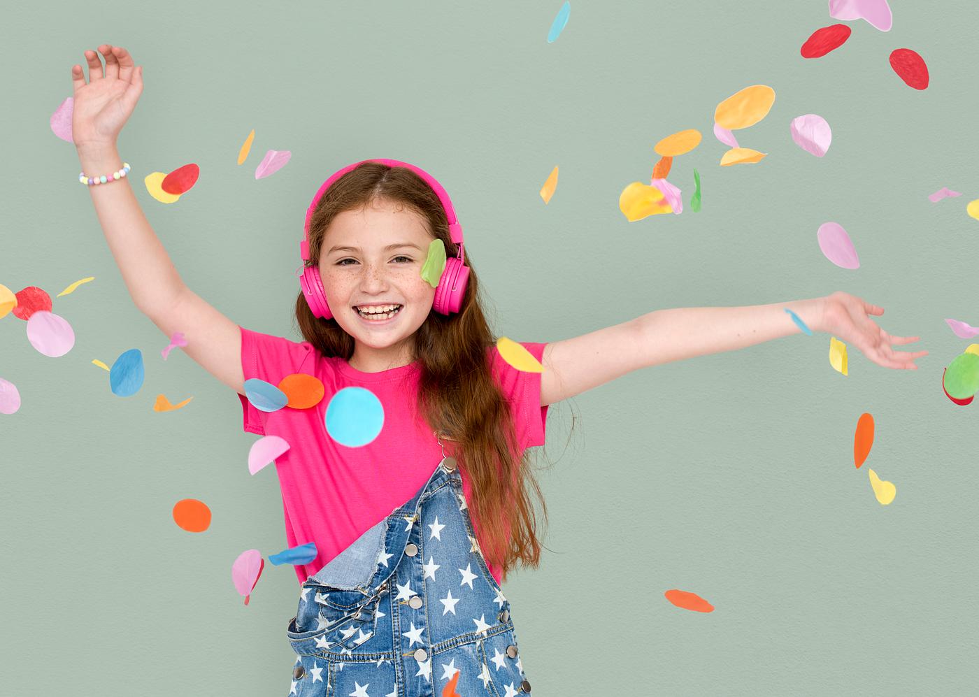 arms raised, background, celebration, charming, cheerful, child, childhood, confetti, cute, emotion, emotional, enjoyment,... arms raised, background, celebration, charming, cheerful, child, childhood, confetti, cute, emotion, emotional, enjoyment,...
