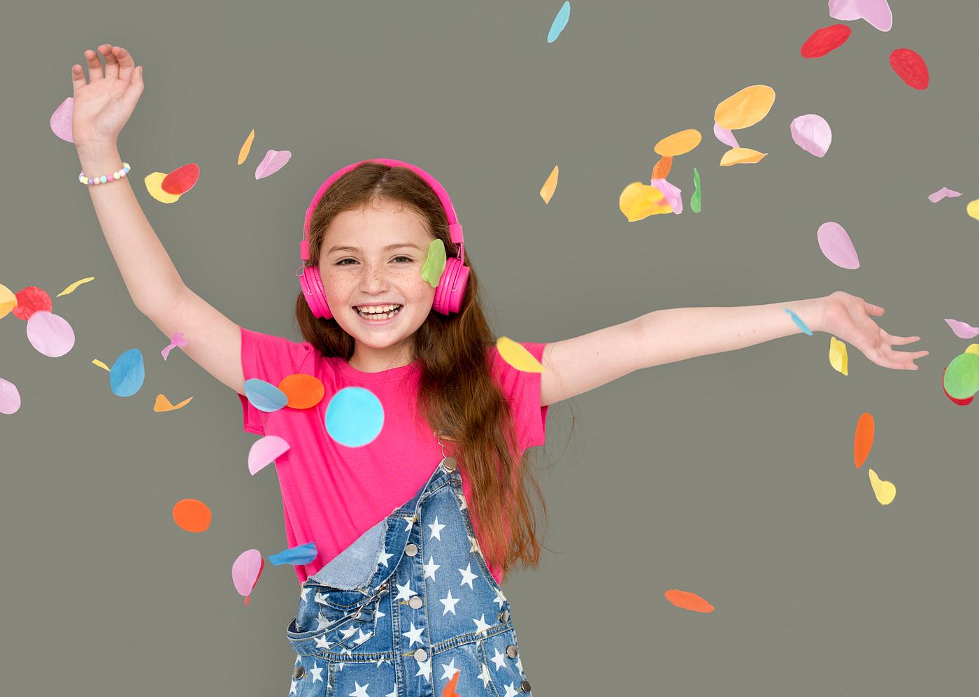 arms raised, background, celebration, charming, cheerful, child, childhood, confetti, cute, emotion, emotional, enjoyment,... arms raised, background, celebration, charming, cheerful, child, childhood, confetti, cute, emotion, emotional, enjoyment,...