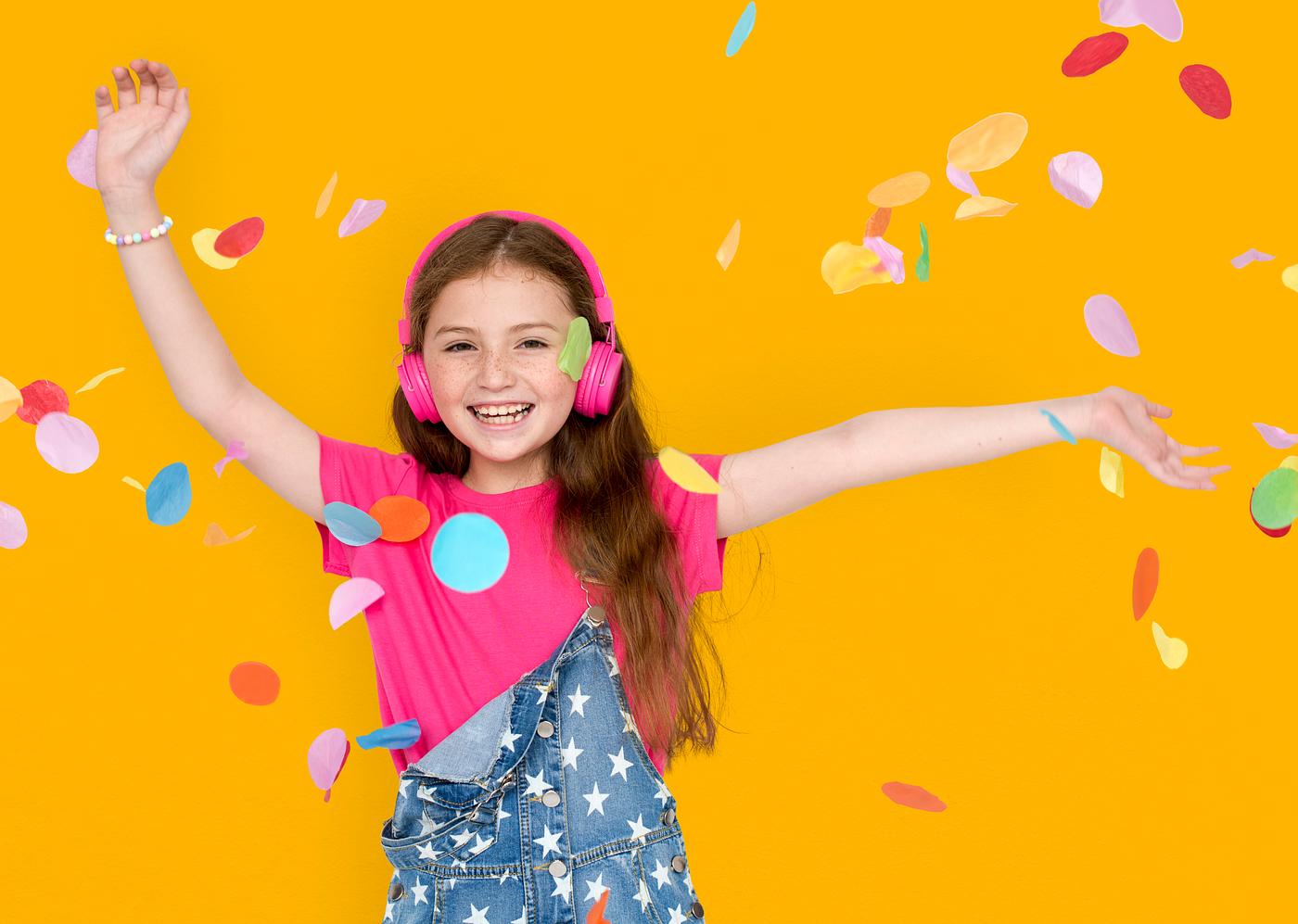 arms raised, background, celebration, charming, cheerful, child, childhood, confetti, cute, emotion, emotional, enjoyment,... arms raised, background, celebration, charming, cheerful, child, childhood, confetti, cute, emotion, emotional, enjoyment,...