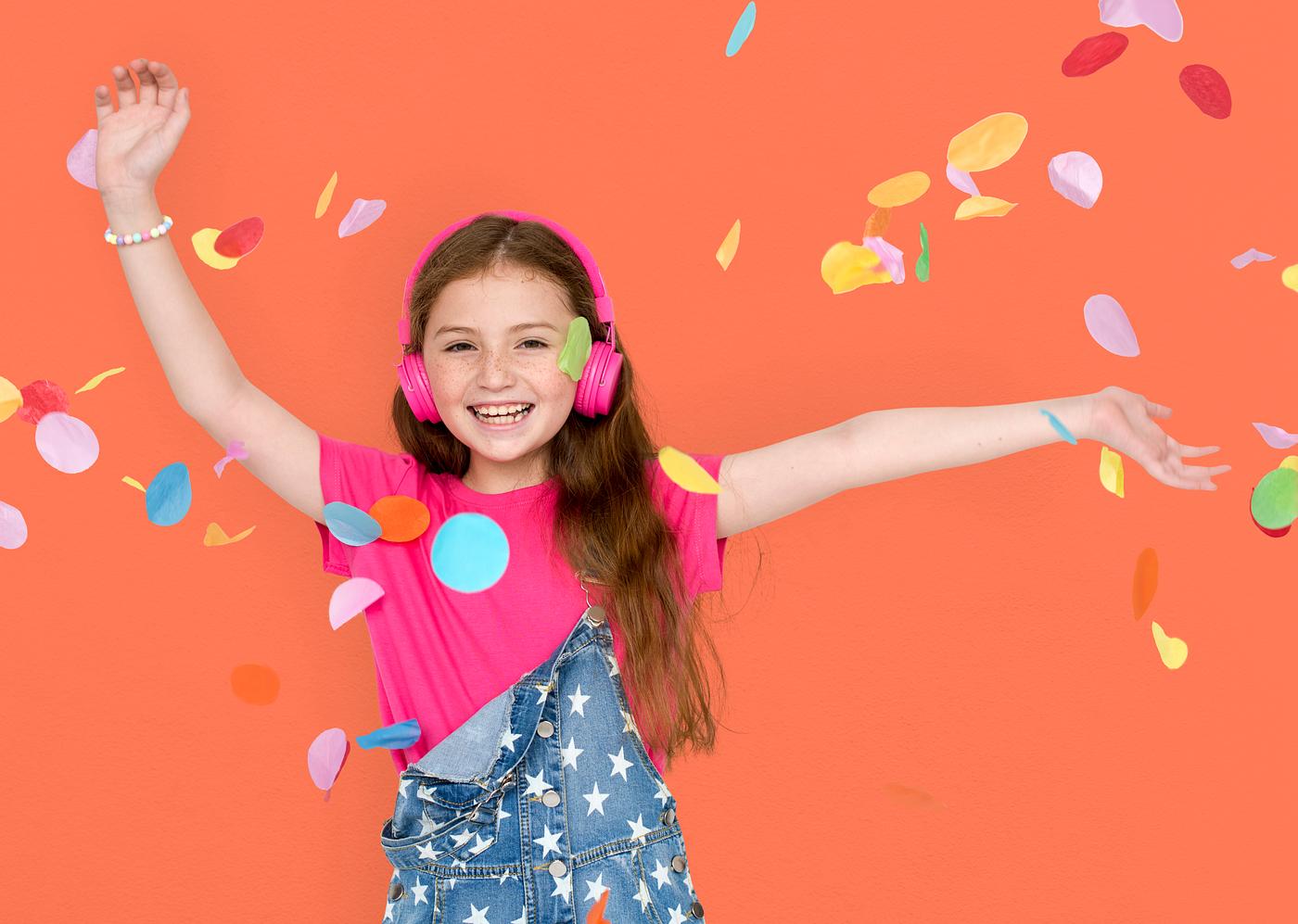 arms raised, background, celebration, charming, cheerful, child, childhood, confetti, cute, emotion, emotional, enjoyment,... arms raised, background, celebration, charming, cheerful, child, childhood, confetti, cute, emotion, emotional, enjoyment,...