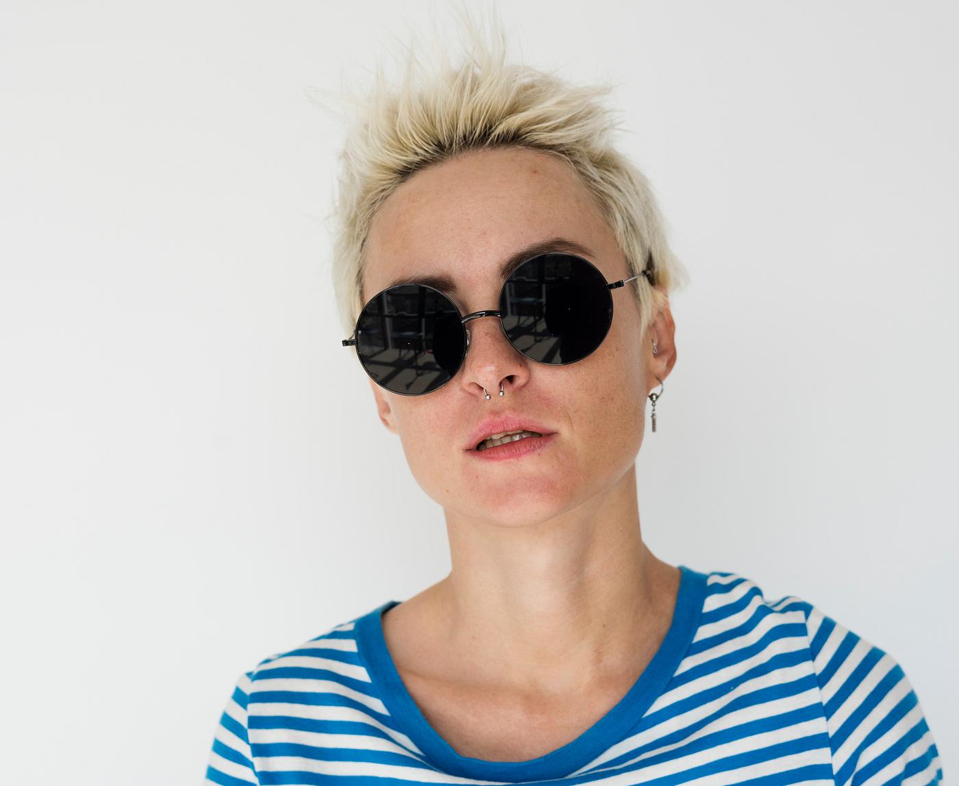 studio, person, model, race, people, style, solo, woman, casual, lifestyle, feminism, isolated, gesture, posing, sunglasses... studio, person, model, race, people, style, solo, woman, casual, lifestyle, feminism, isolated, gesture, posing, sunglasses...