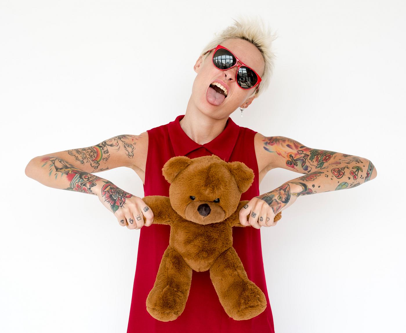 studio, expression, person, model, playful, teddy bear, isolated on white, race, lovable, toy, style, woman, lifestyle,... studio, expression, person, model, playful, teddy bear, isolated on white, race, lovable, toy, style, woman, lifestyle,...