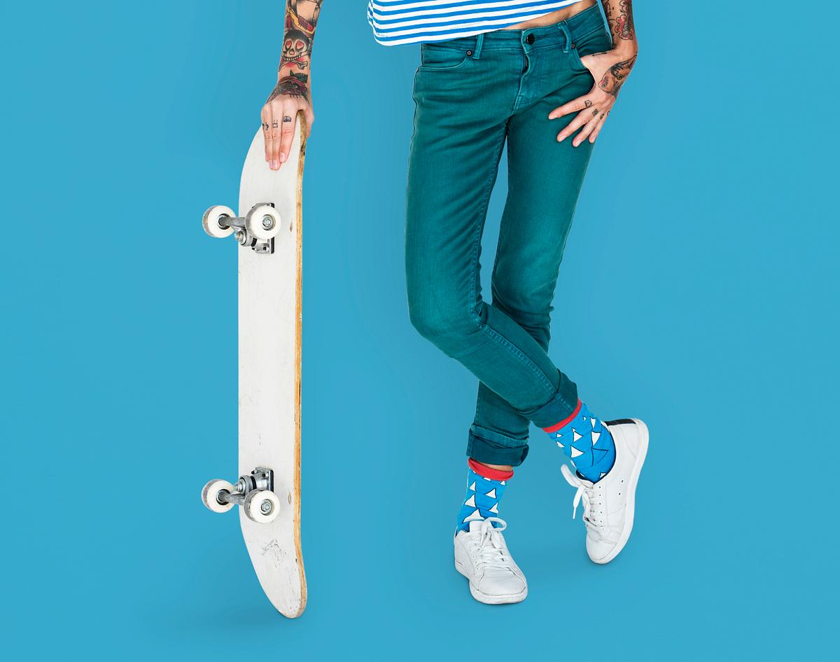 Tattoo Skater Holding Skateboard Extreme Premium Photo Rawpixel Tattoo Skater Holding Skateboard Extreme Premium Photo Rawpixel