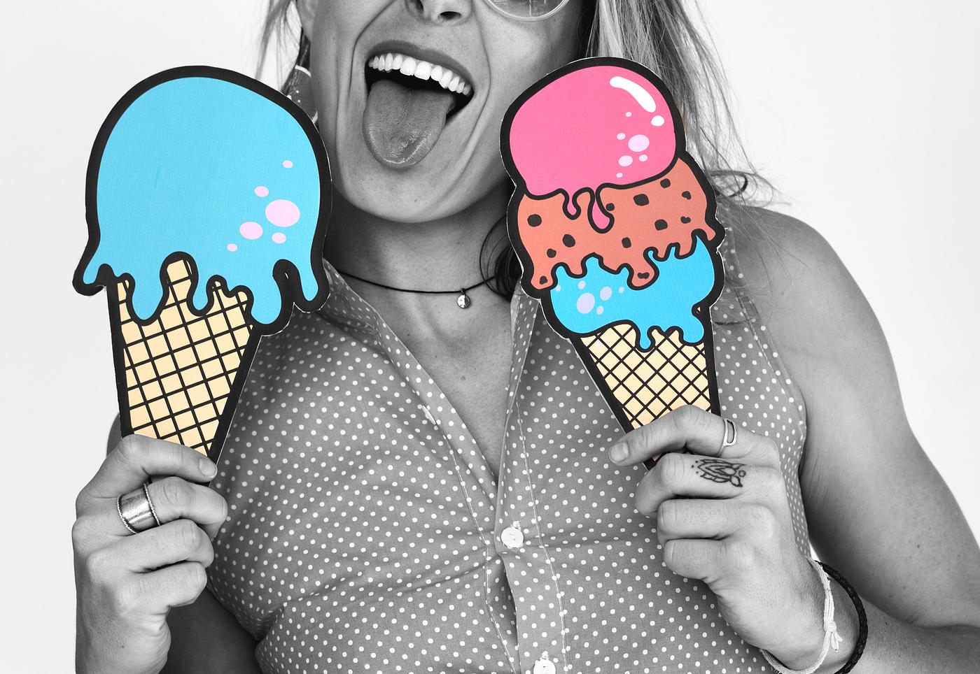 studio, model, person, ice-cream, isolated on white, paper, race, testy, style, woman, casual, lifestyle, dessert, isolated... studio, model, person, ice-cream, isolated on white, paper, race, testy, style, woman, casual, lifestyle, dessert, isolated...