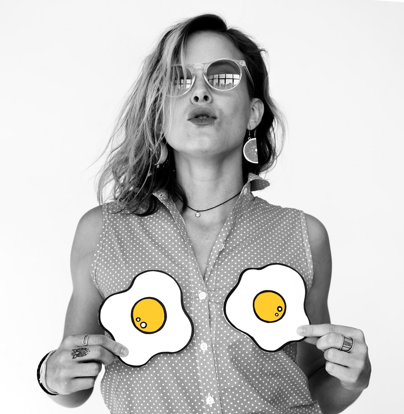 food, background, casual, female, fried egg, gesture, isolated, isolated on white, lady, lifestyle, model, paper, paper... food, background, casual, female, fried egg, gesture, isolated, isolated on white, lady, lifestyle, model, paper, paper...