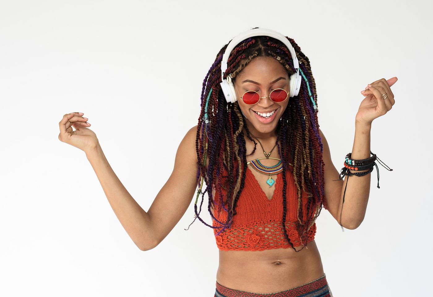 african descent, model, background, casual, earphone, enjoy, fashion, female, fun, headphone, isolated, isolated on white,... african descent, model, background, casual, earphone, enjoy, fashion, female, fun, headphone, isolated, isolated on white,...