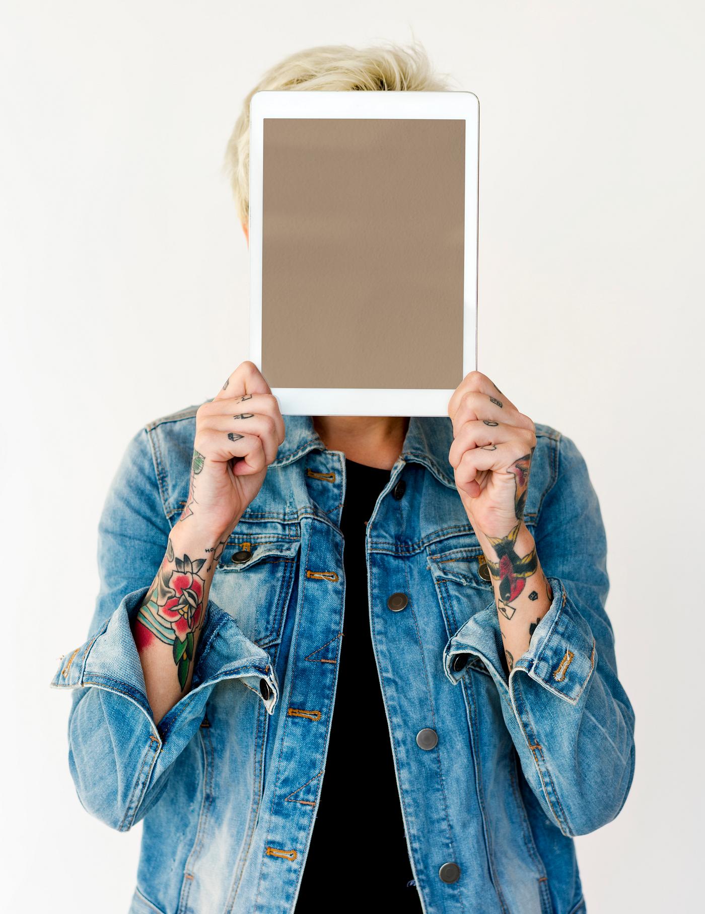 studio, copy space, person, technology, holding, isolated on white, people, digital tablet, cover, girl, woman, casual,... studio, copy space, person, technology, holding, isolated on white, people, digital tablet, cover, girl, woman, casual,...