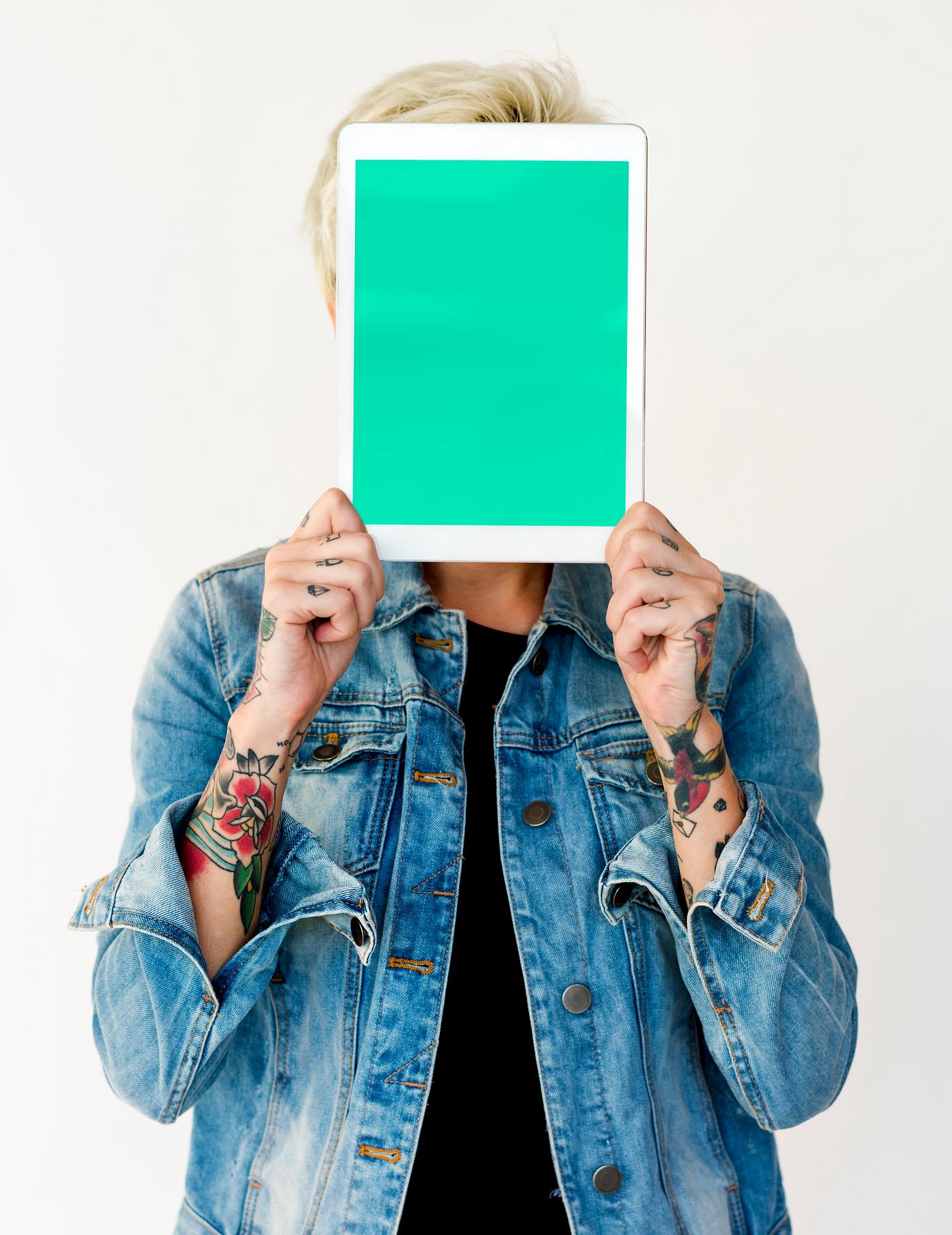 studio, copy space, person, technology, holding, isolated on white, people, digital tablet, cover, girl, woman, casual,... studio, copy space, person, technology, holding, isolated on white, people, digital tablet, cover, girl, woman, casual,...