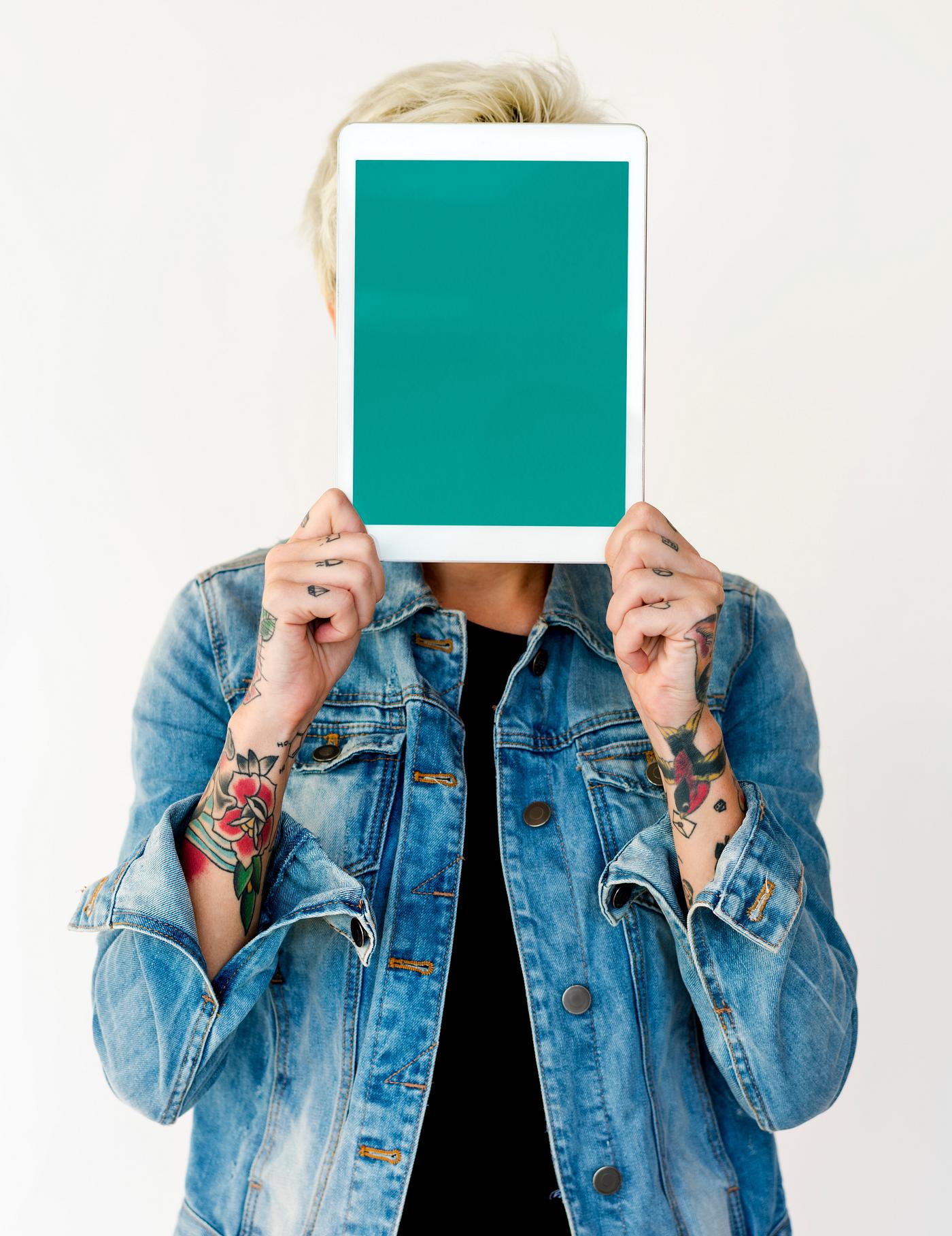 studio, copy space, person, technology, holding, isolated on white, people, digital tablet, cover, girl, woman, casual,... studio, copy space, person, technology, holding, isolated on white, people, digital tablet, cover, girl, woman, casual,...