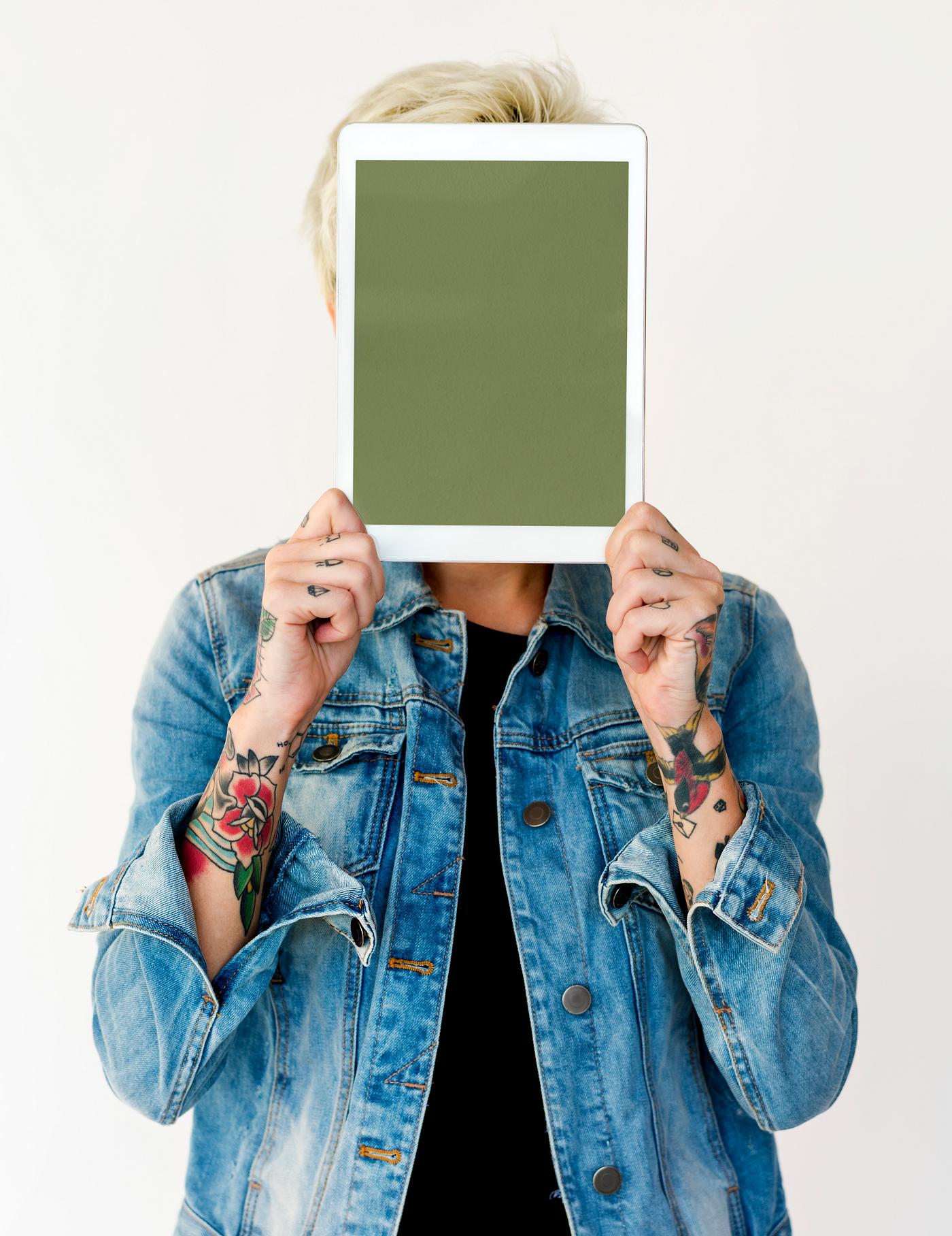 studio, copy space, person, technology, holding, isolated on white, people, digital tablet, cover, girl, woman, casual,... studio, copy space, person, technology, holding, isolated on white, people, digital tablet, cover, girl, woman, casual,...