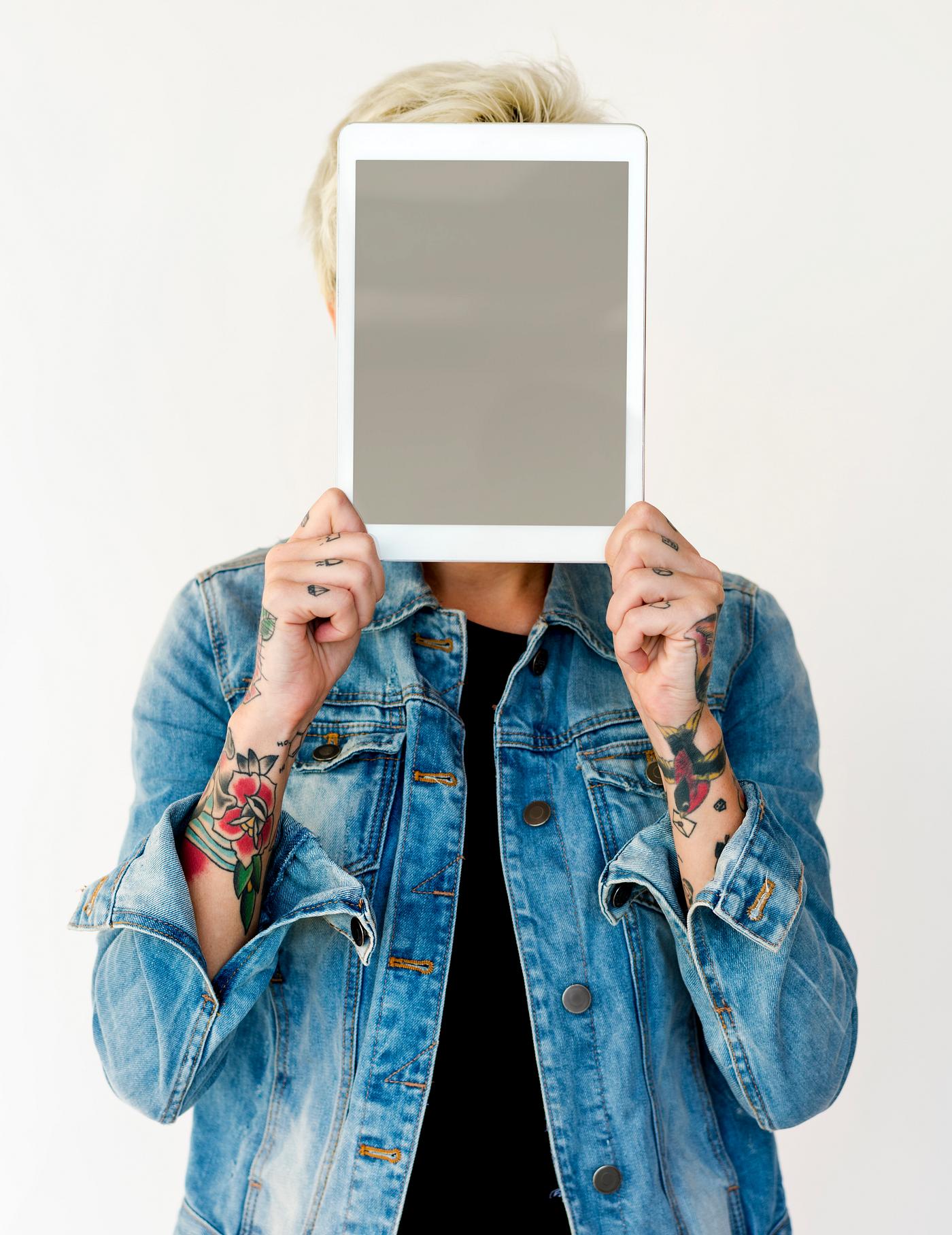 studio, copy space, person, technology, holding, isolated on white, people, digital tablet, cover, girl, woman, casual,... studio, copy space, person, technology, holding, isolated on white, people, digital tablet, cover, girl, woman, casual,...