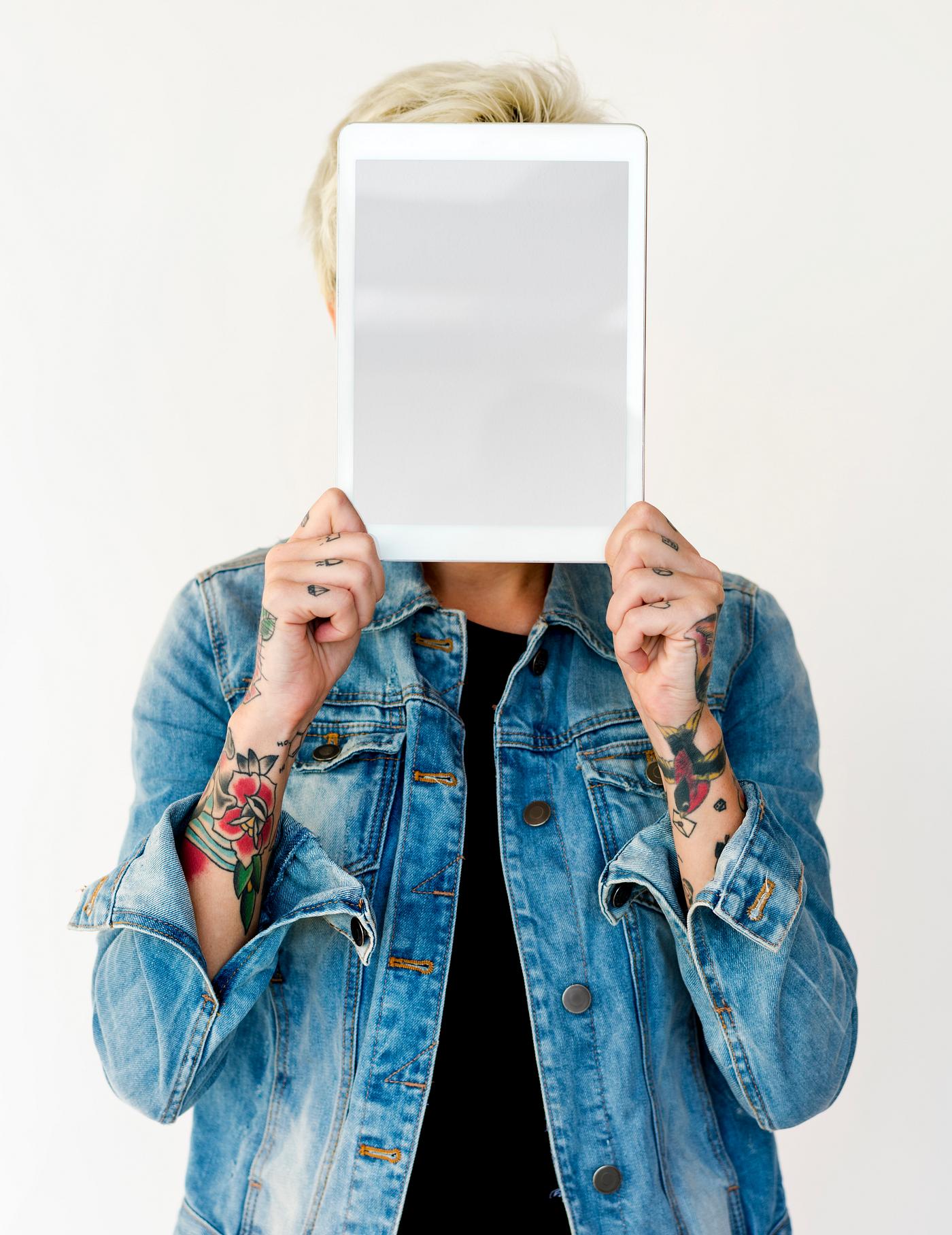 studio, copy space, person, technology, holding, isolated on white, people, digital tablet, cover, girl, woman, casual,... studio, copy space, person, technology, holding, isolated on white, people, digital tablet, cover, girl, woman, casual,...