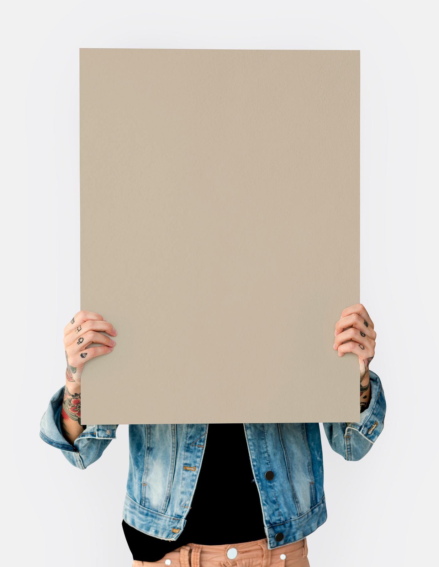 studio, copy space, person, holding, isolated on white, people, placard, cover, girl, woman, casual, tattoo, banner,... studio, copy space, person, holding, isolated on white, people, placard, cover, girl, woman, casual, tattoo, banner,...