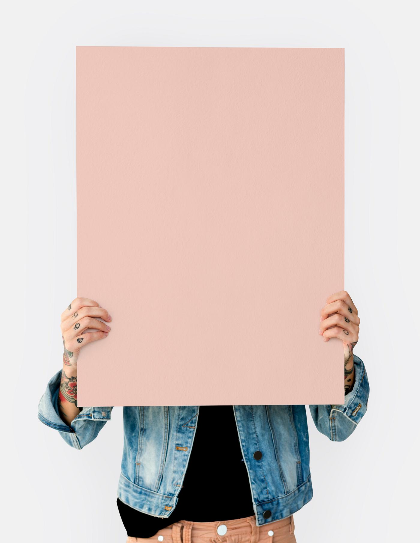 studio, copy space, person, holding, isolated on white, people, placard, cover, girl, woman, casual, pink, tattoo, banner,... studio, copy space, person, holding, isolated on white, people, placard, cover, girl, woman, casual, pink, tattoo, banner,...